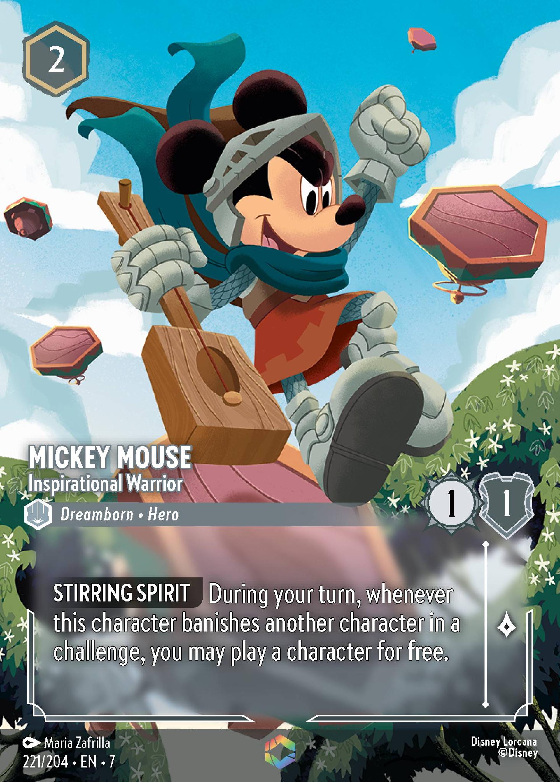 Mickey Mouse - Combattant exaltant — Archazia's Island — Lorcana