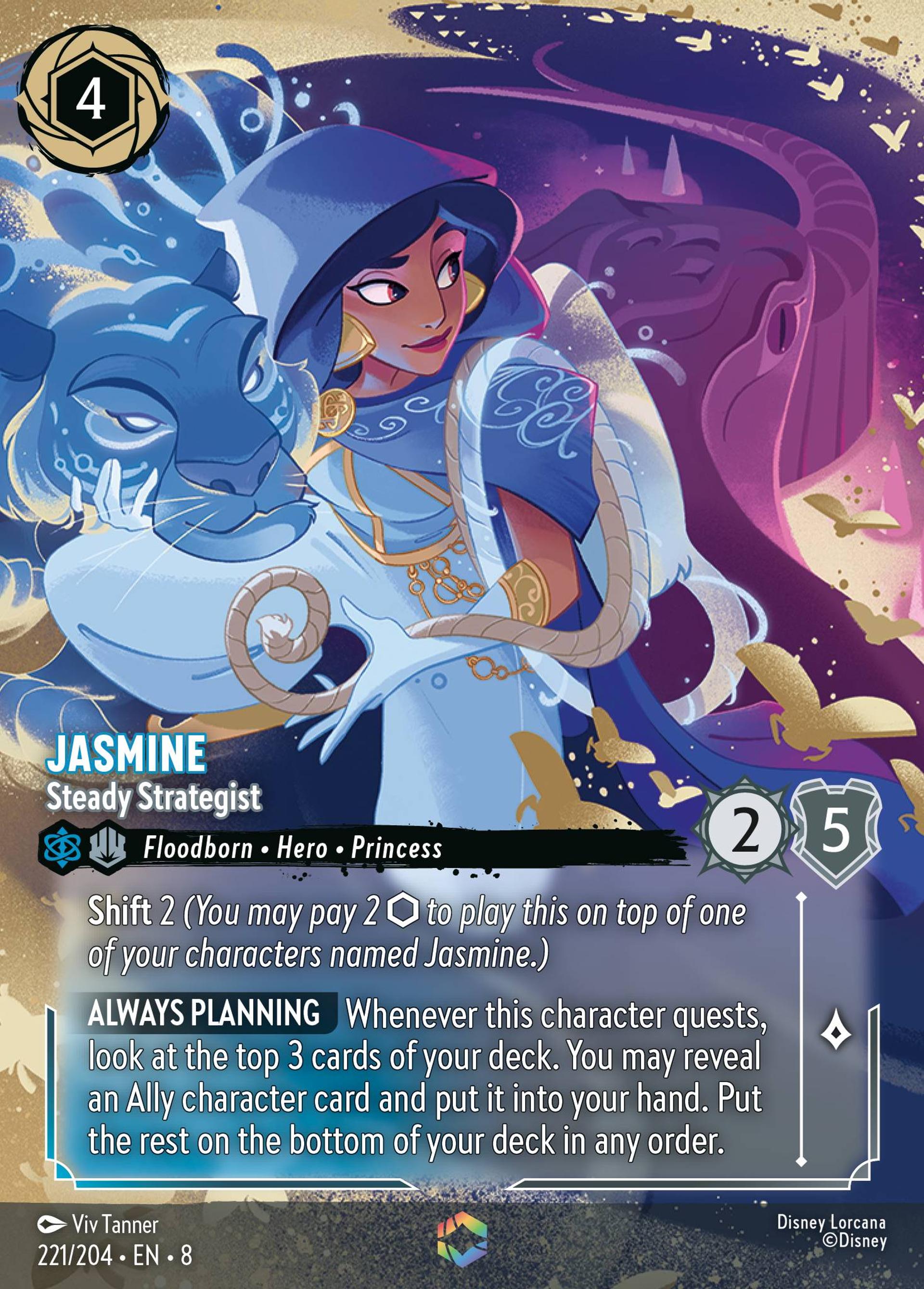Jasmine - Steady Strategist — The Reign of Jafar — Lorcana