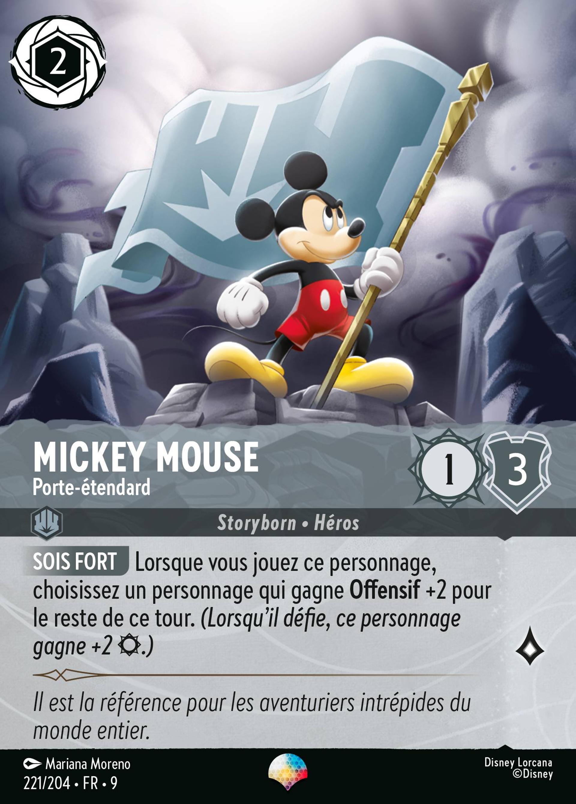 Mickey Mouse - Porte-étendard — Fabled — Lorcana
