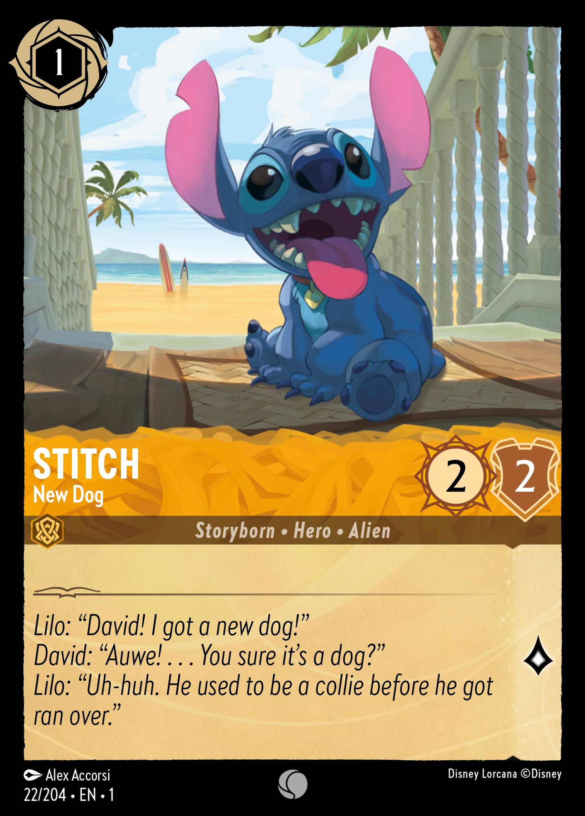Stitch - New Dog — The First Chapter — Lorcana