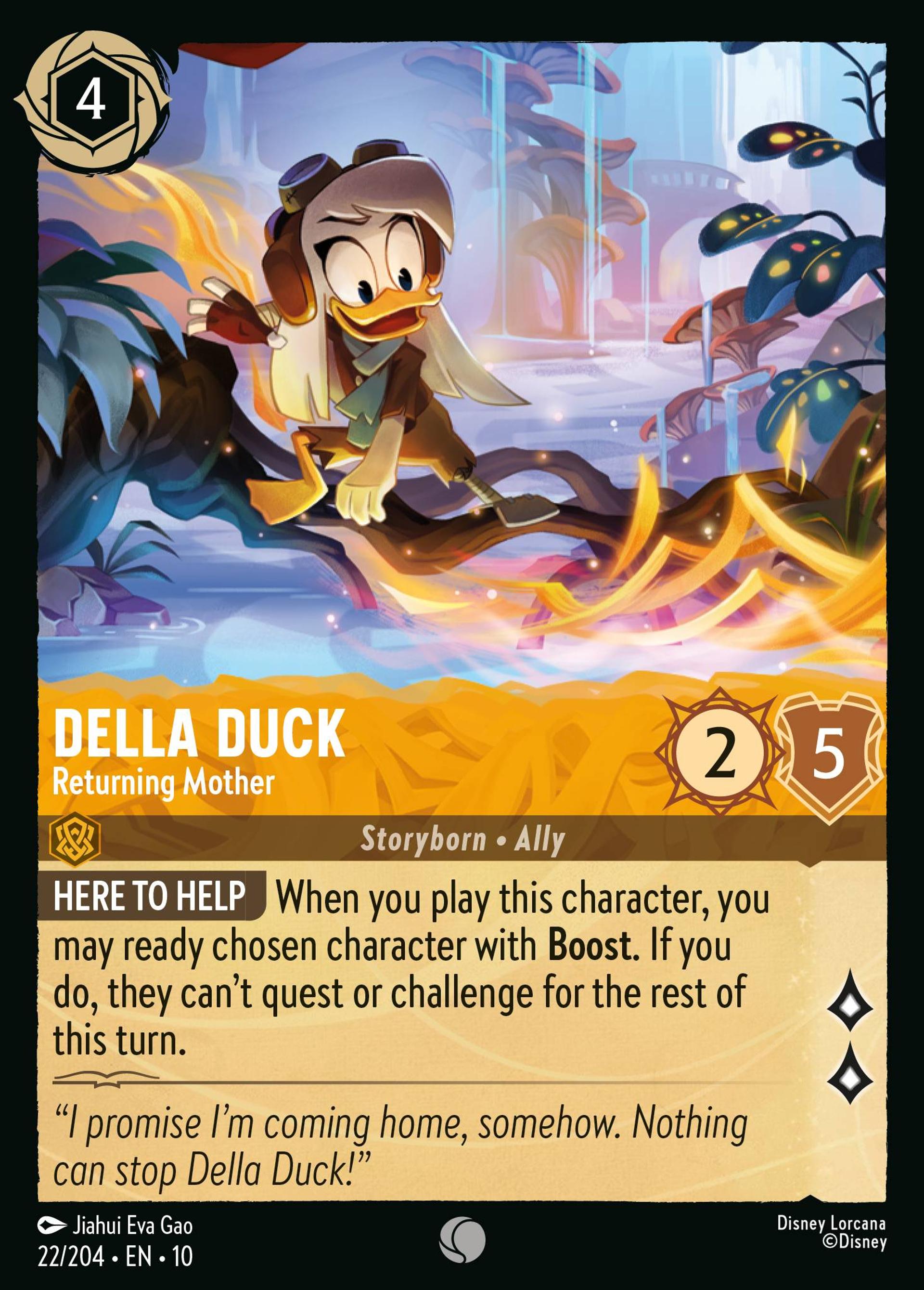 Della Duck - Returning Mother — Whispers in the Well — Lorcana