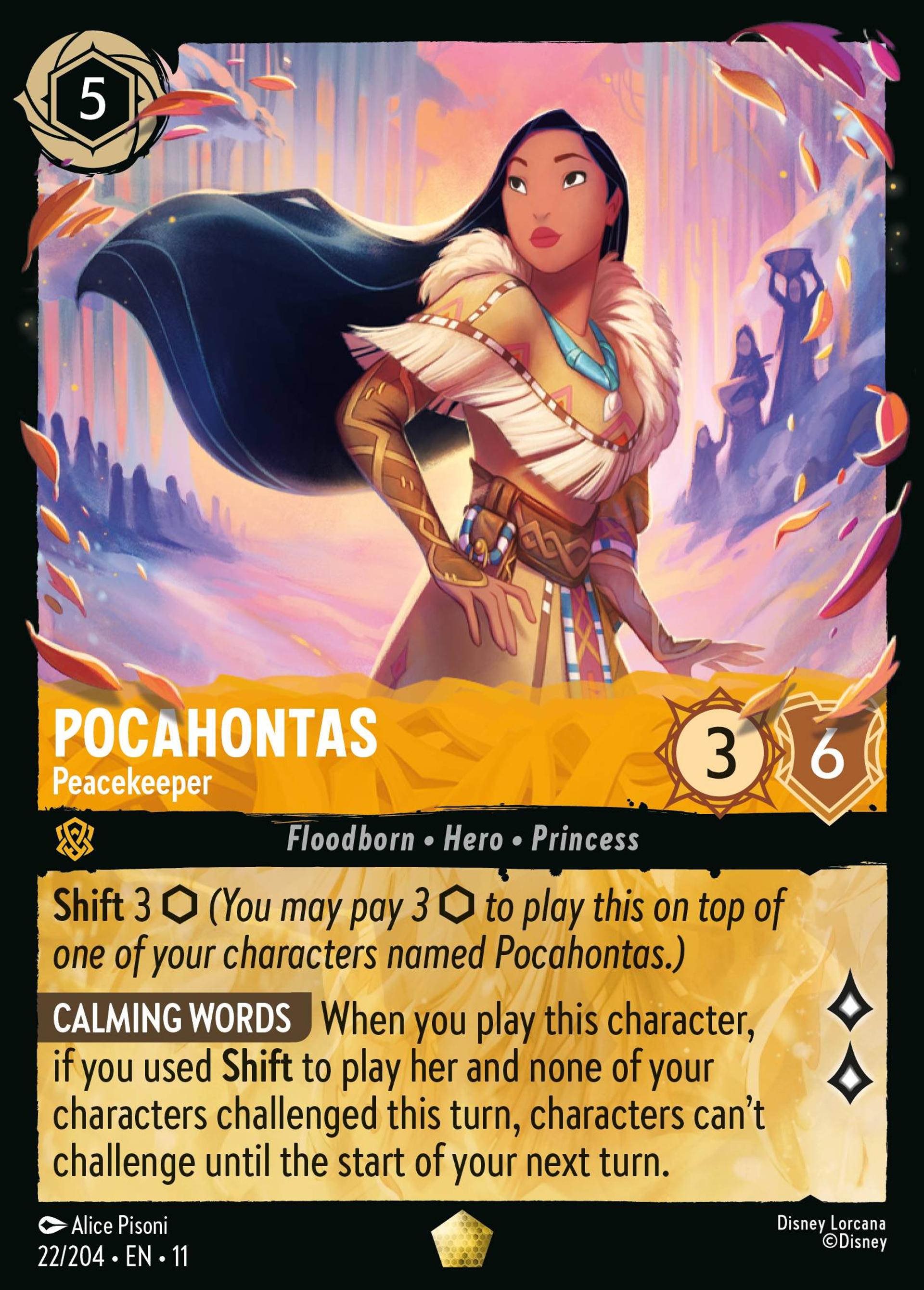 Pocahontas - Peacekeeper — Winterspell — Lorcana