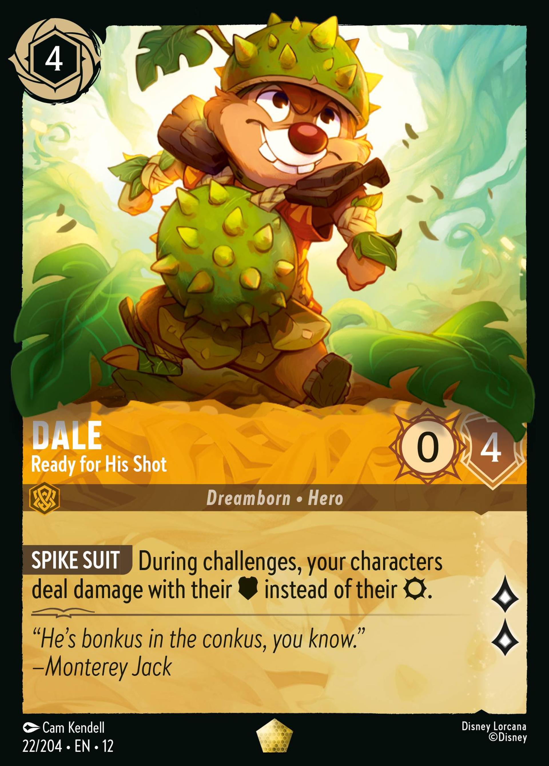 Dale - Ready for His Shot — Wilds Unknown — Lorcana