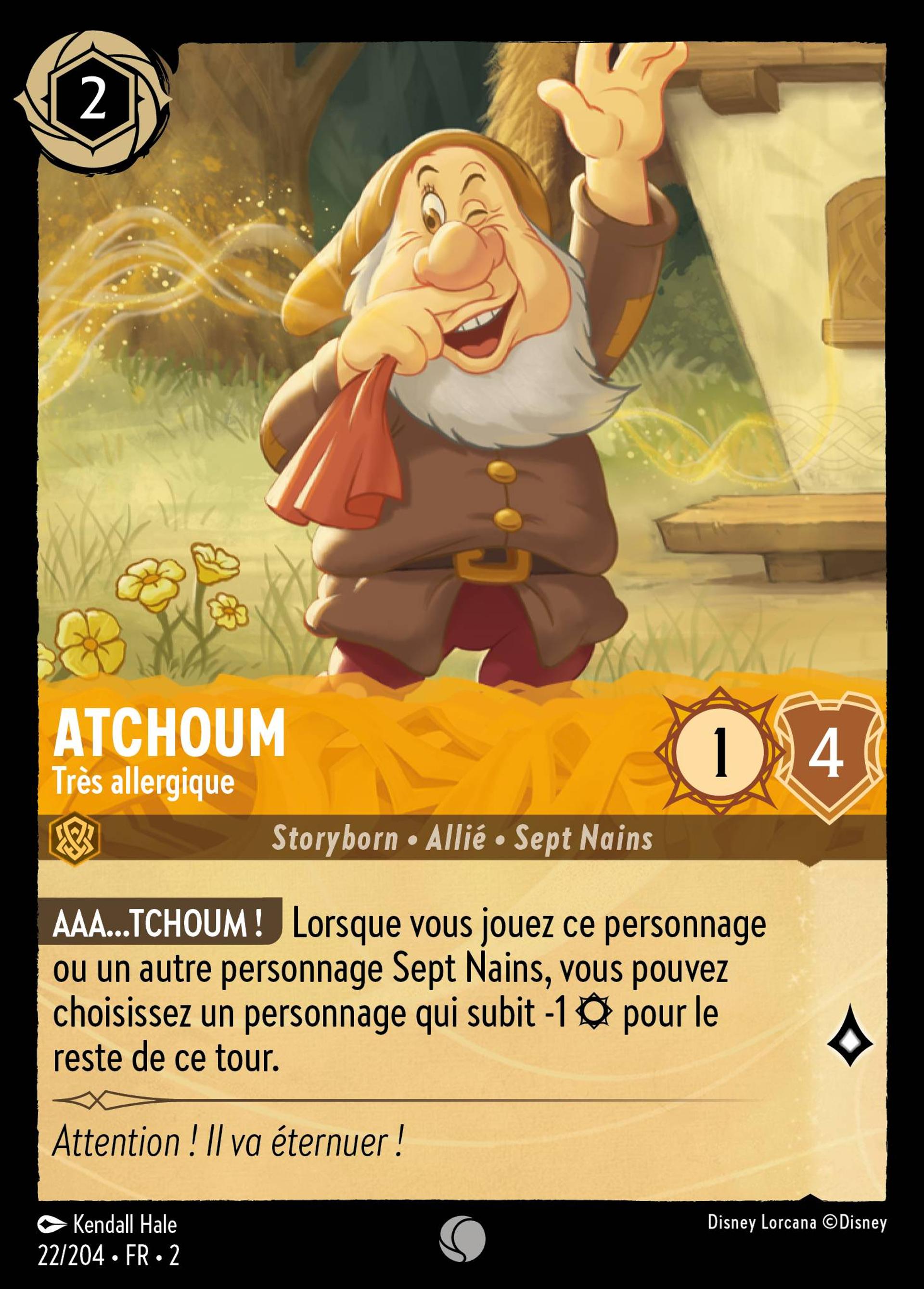 Atchoum - Très allergique — Rise of the Floodborn — Lorcana