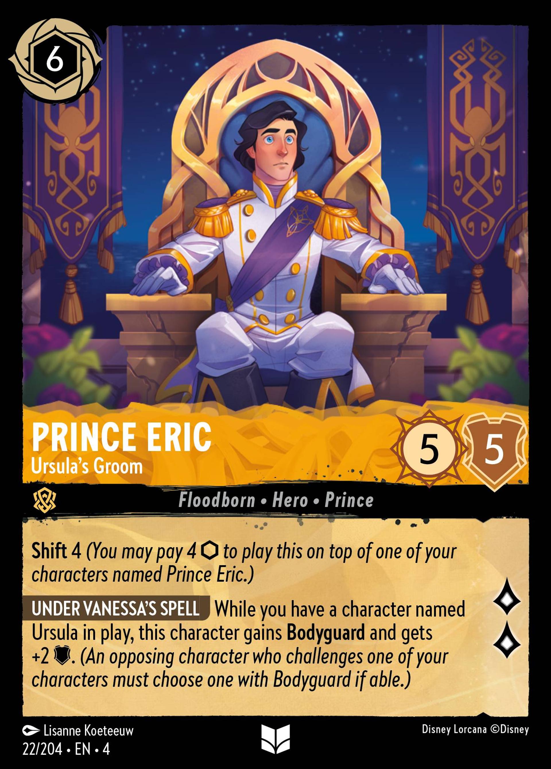 Prince Eric - Ursula's Groom — Ursula's Return — Lorcana