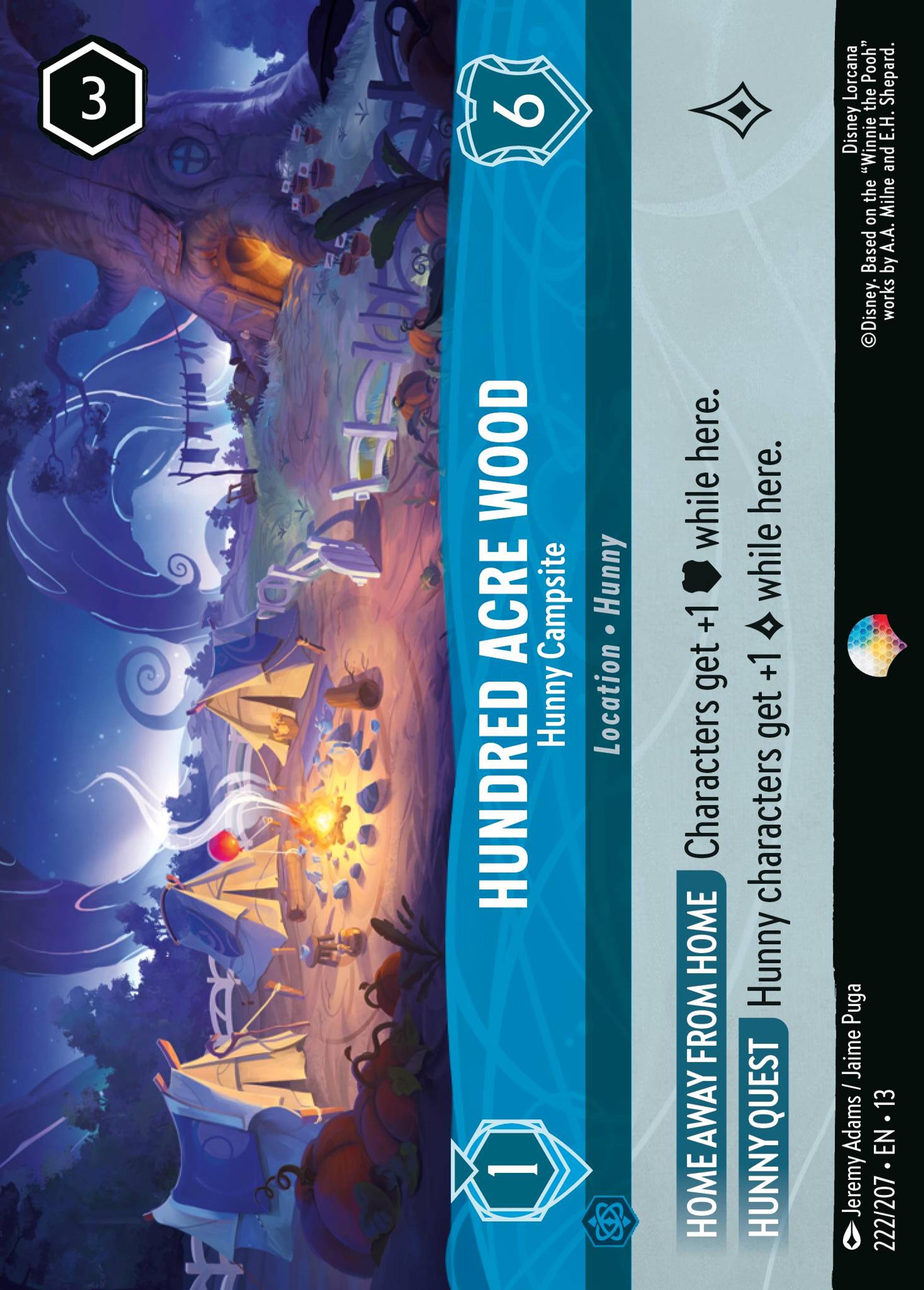 Hundred Acre Wood - Hunny Campsite — Attack of the Vine! — Lorcana