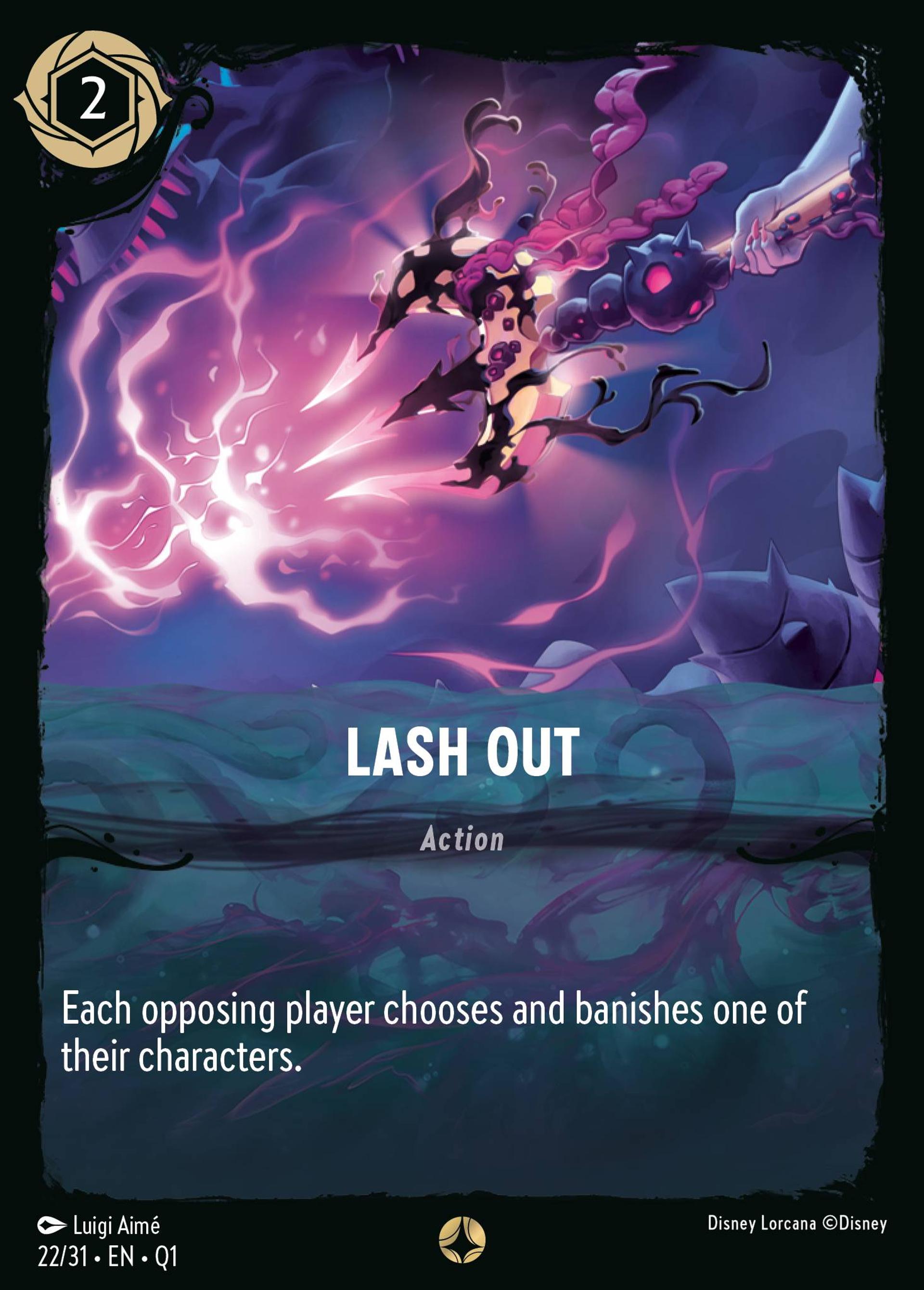 Lash Out — Illumineer's Quest: Deep Trouble — Lorcana