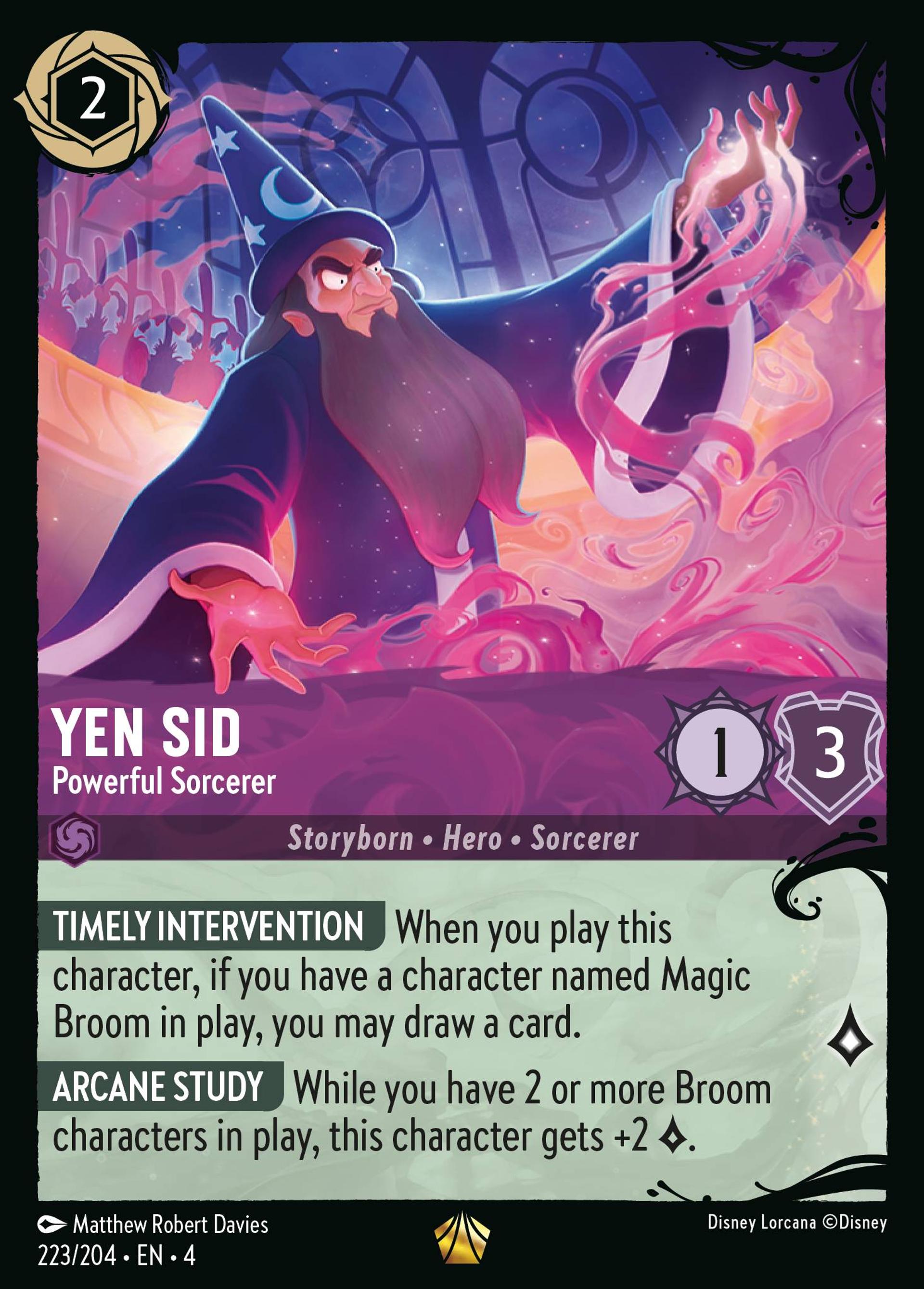Yen Sid - Powerful Sorcerer — Ursula's Return — Lorcana