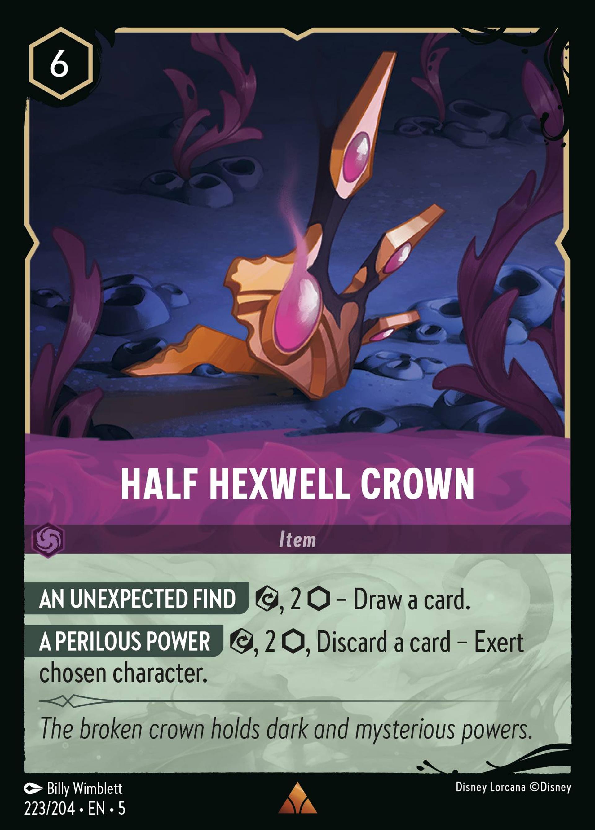 Half Hexwell Crown — Shimmering Skies — Lorcana
