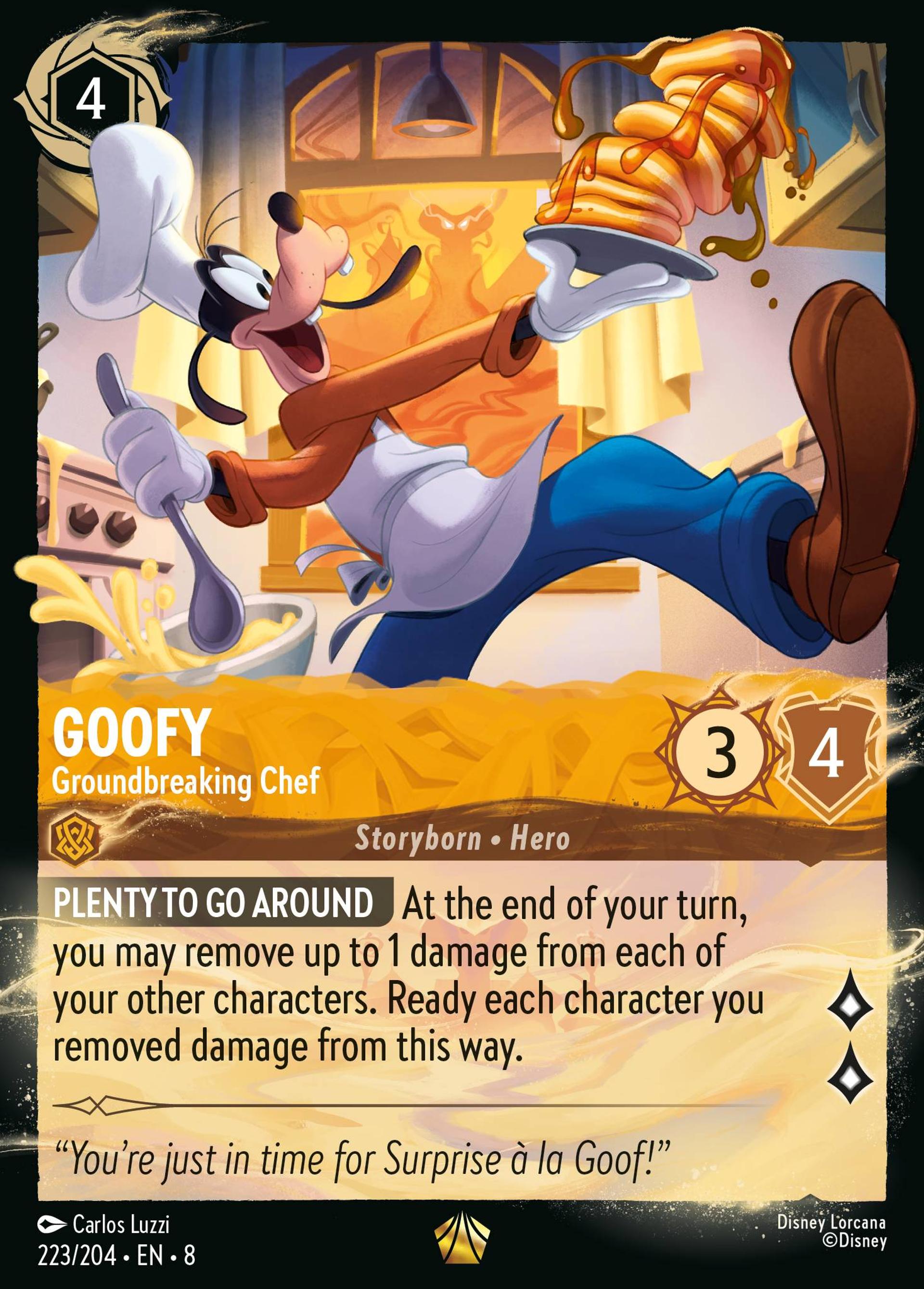 Goofy - Groundbreaking Chef — The Reign of Jafar — Lorcana
