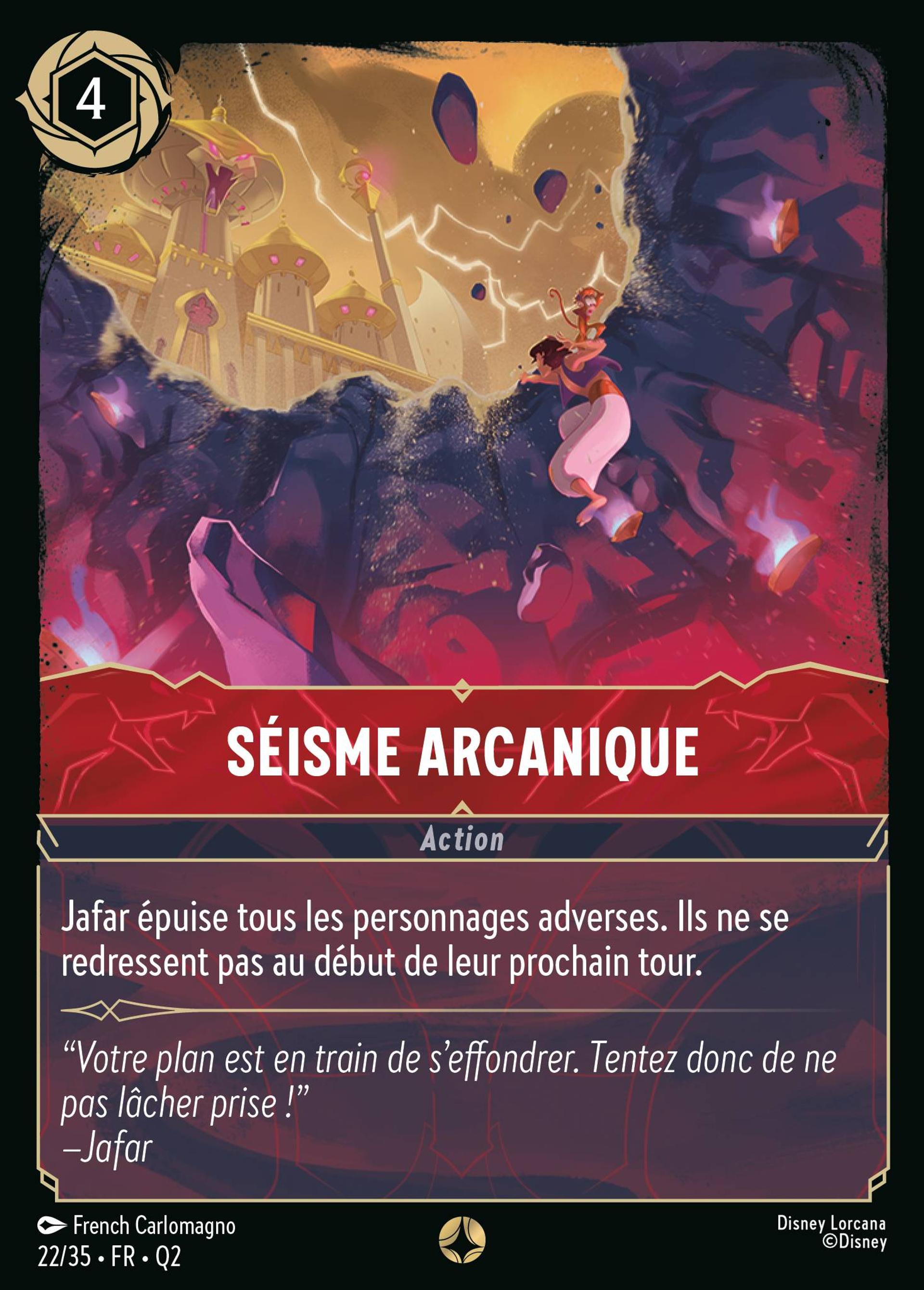 Séisme arcanique — Illumineer's Quest: Palace Heist — Lorcana