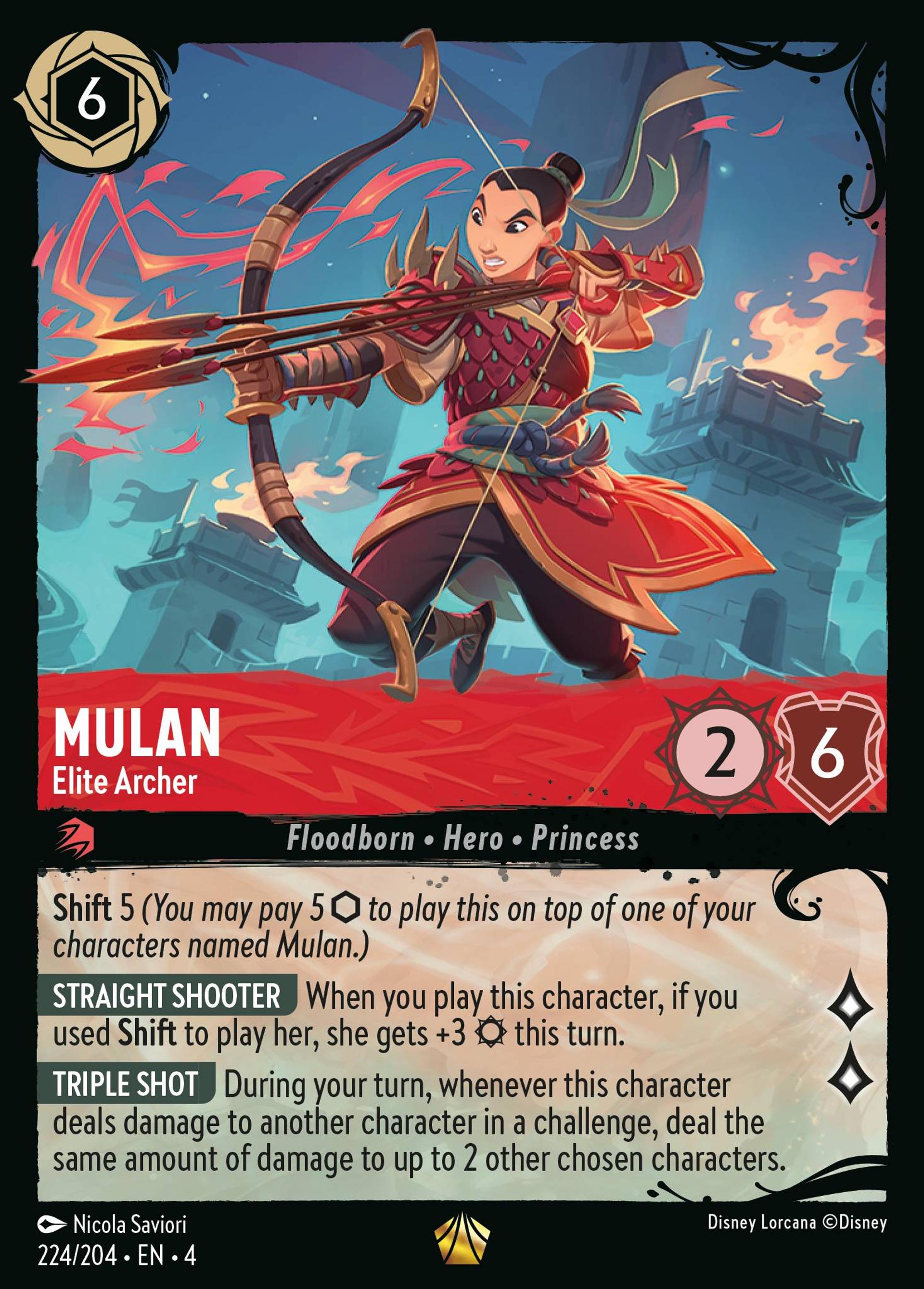 Mulan - Elite Archer — Ursula's Return — Lorcana