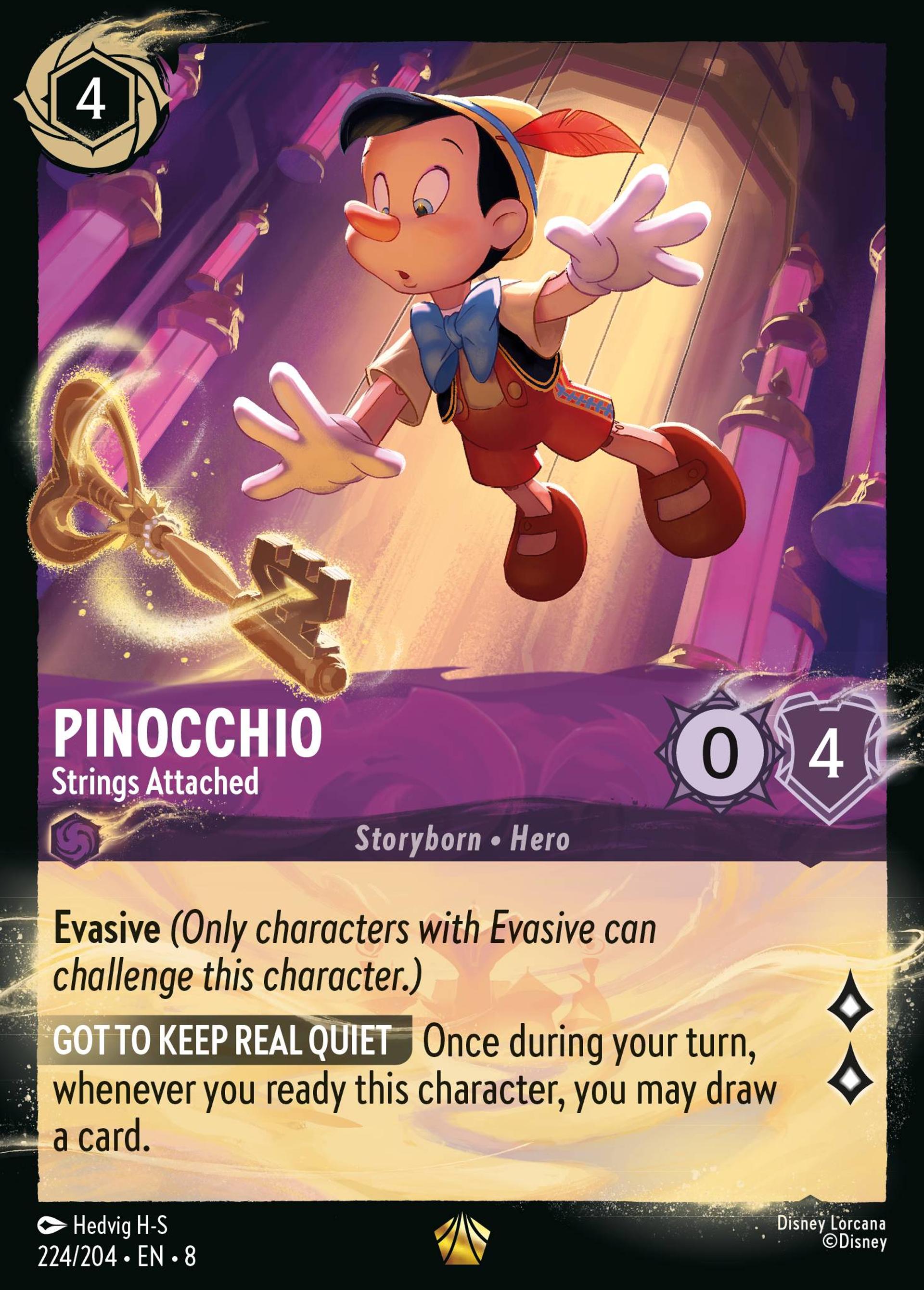 Pinocchio - Strings Attached — The Reign of Jafar — Lorcana