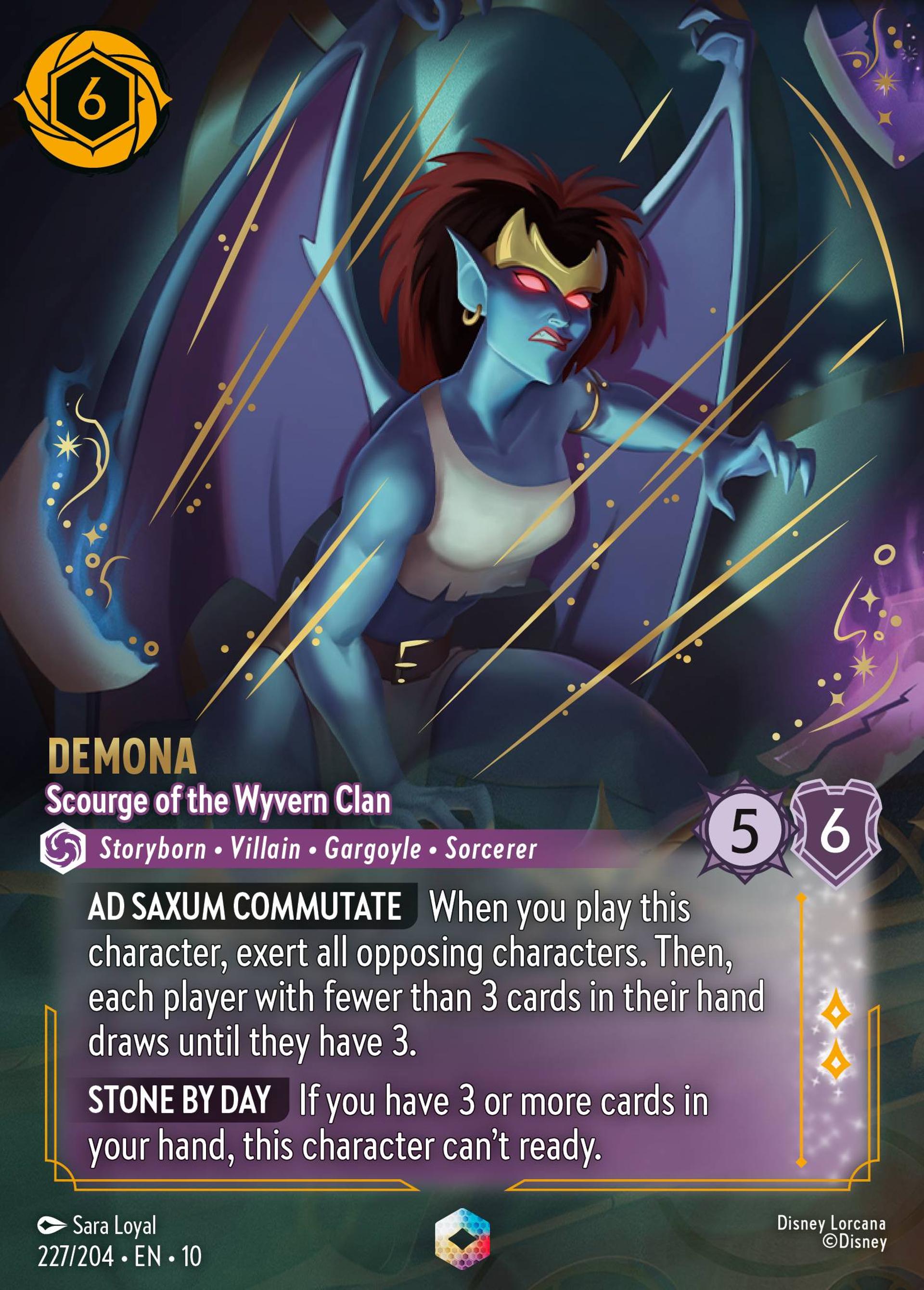 Démona - Fléau du Clan de Wyvern — Whispers in the Well — Lorcana