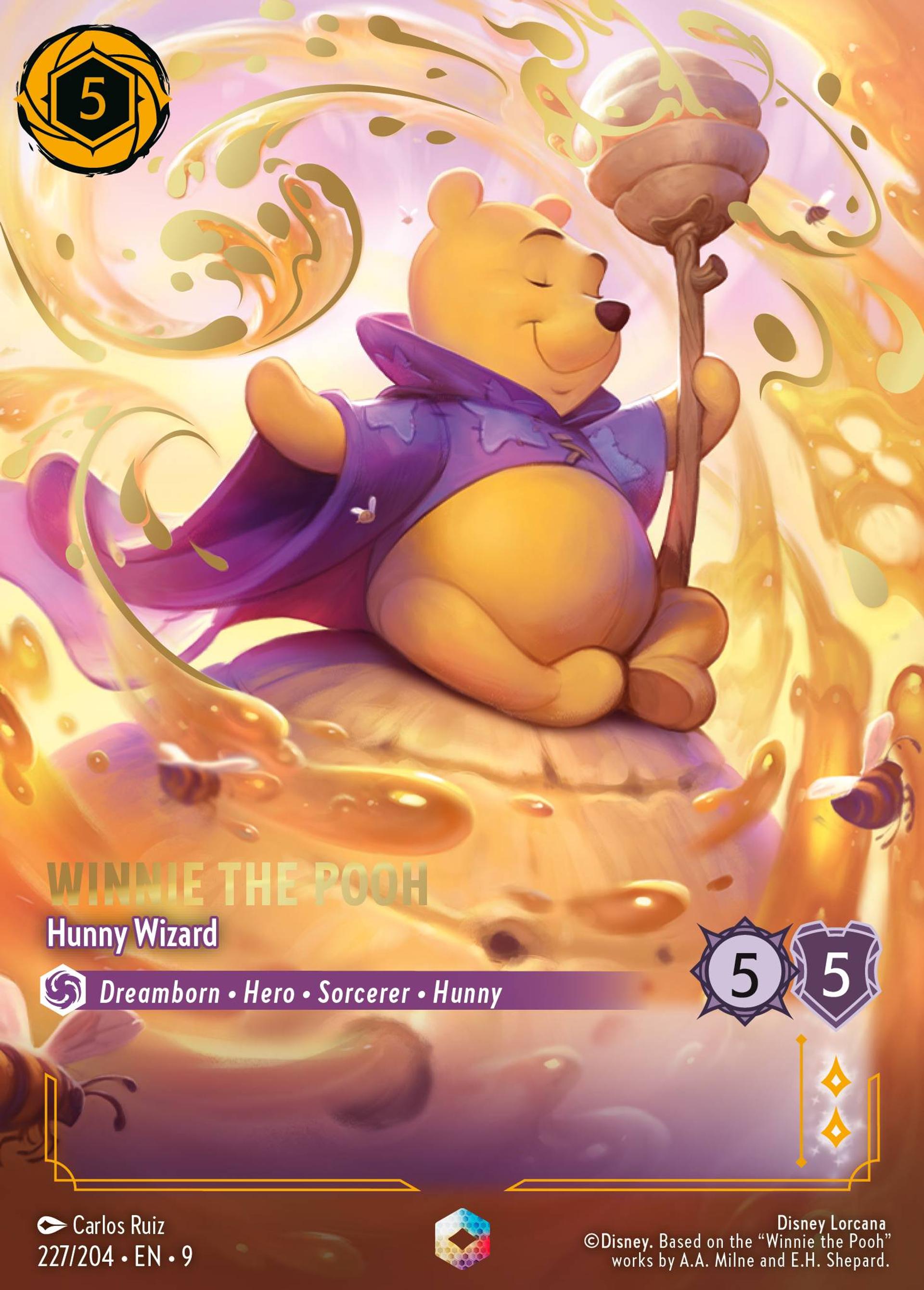 Winnie the Pooh - Hunny Wizard — Fabled — Lorcana