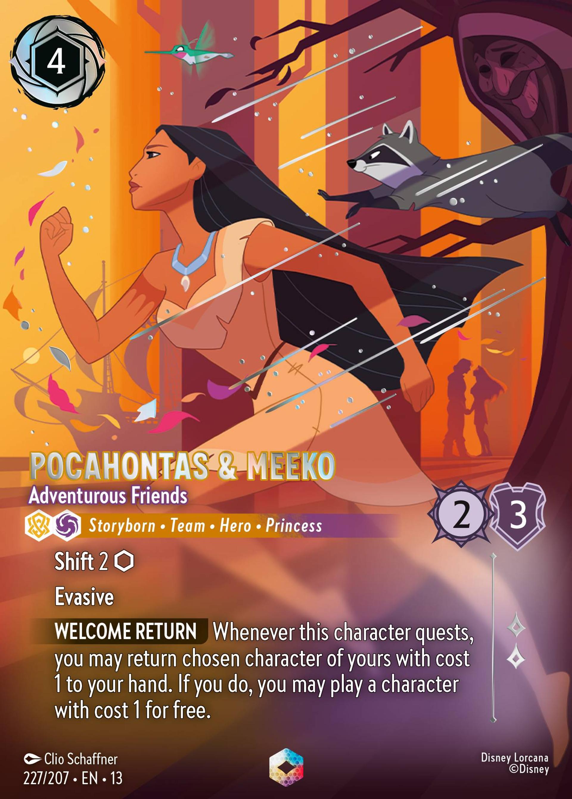Pocahontas & Meeko - Adventurous Friends — Attack of the Vine! — Lorcana