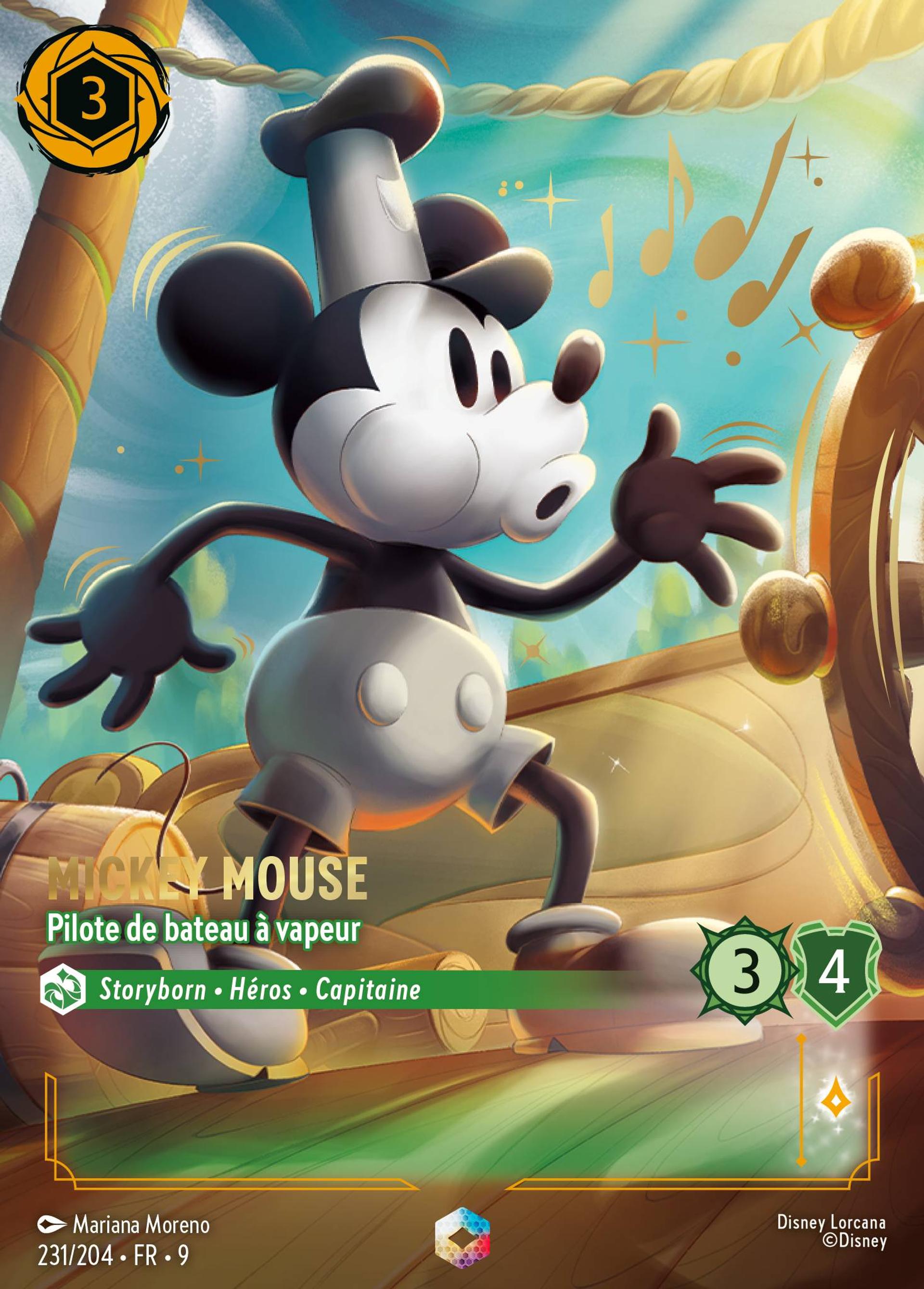 Mickey Mouse - Pilote de bateau à vapeur — Fabled — Lorcana