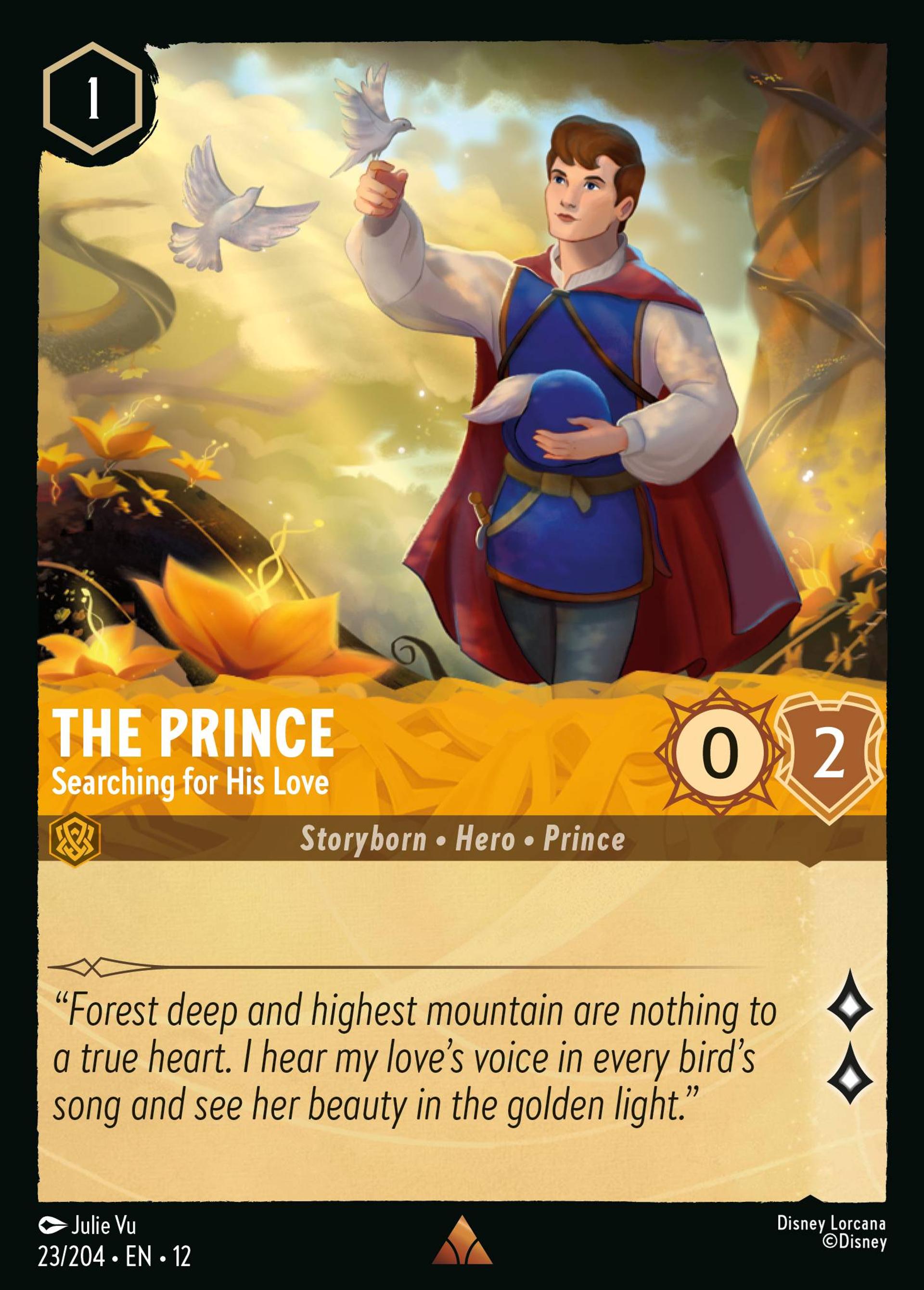 The Prince - Searching for His Love — Wilds Unknown — Lorcana