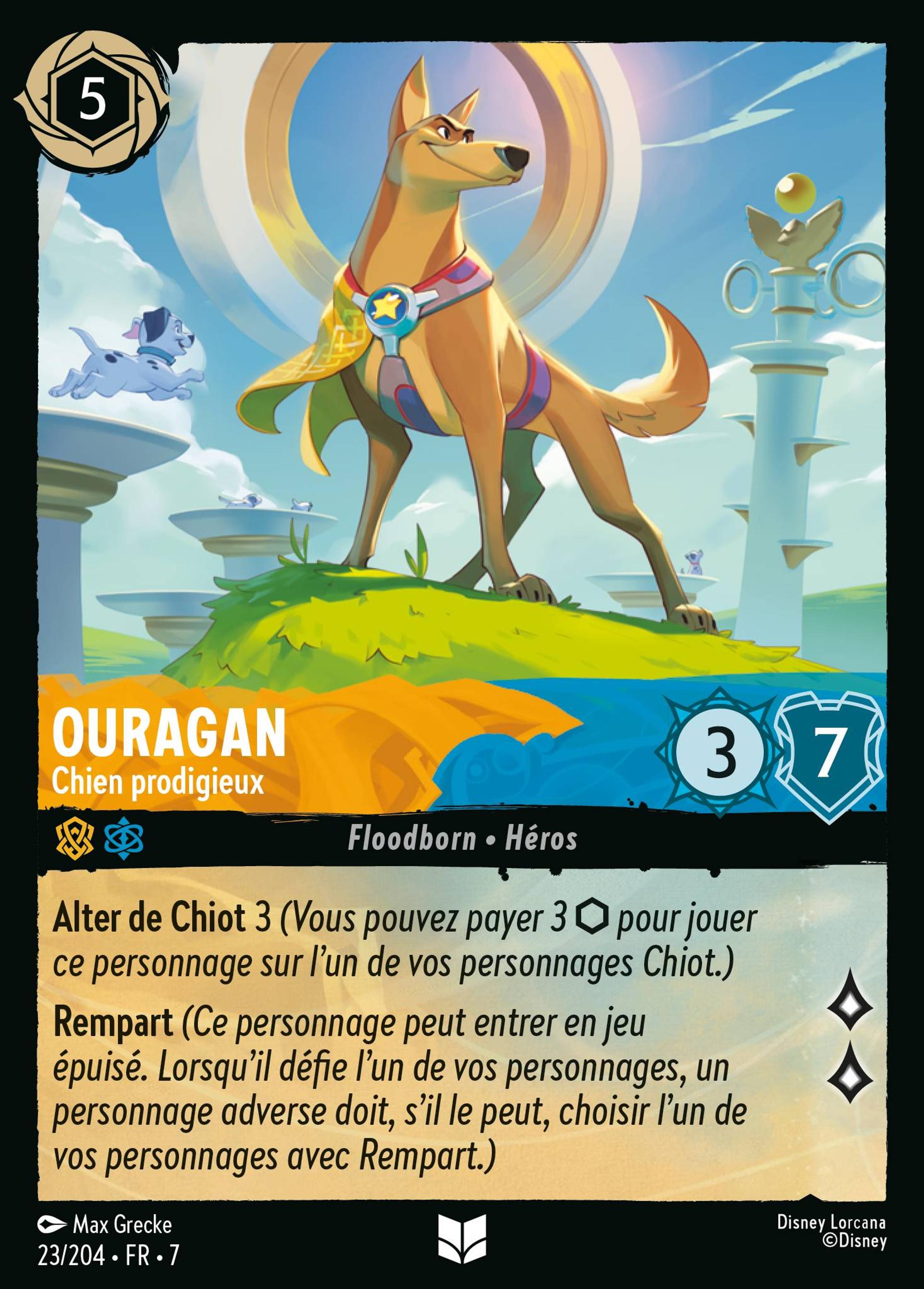 Ouragan - Chien prodigieux — Archazia's Island — Lorcana