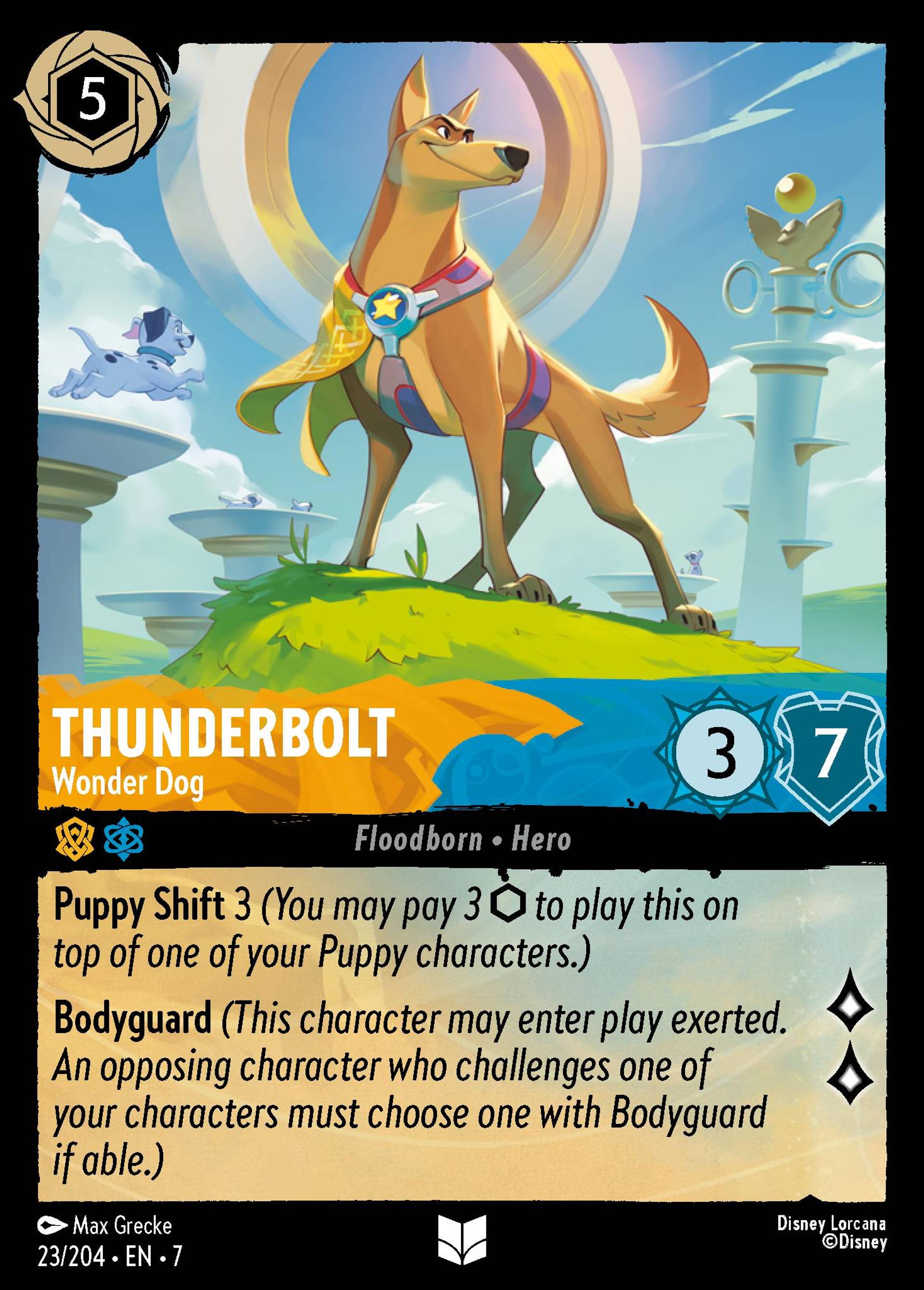Thunderbolt - Wonder Dog — Archazia's Island — Lorcana