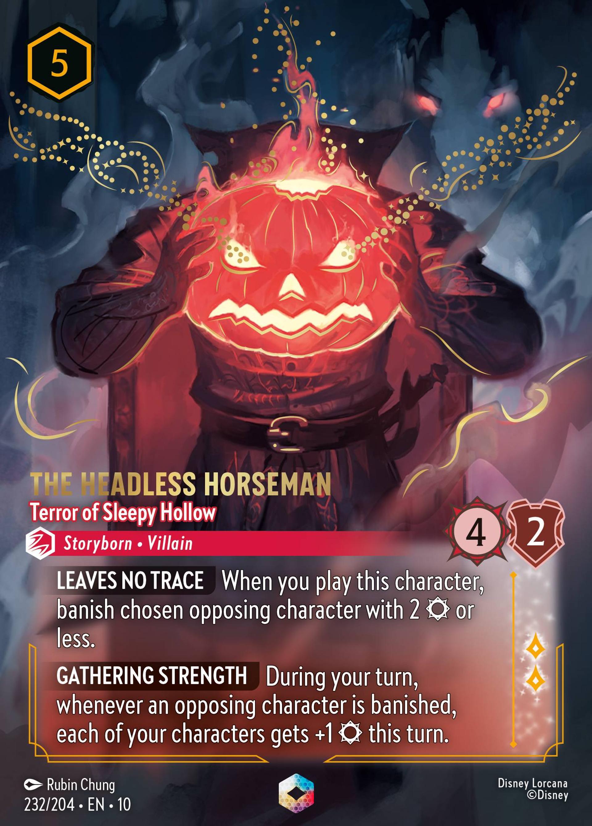 The Headless Horseman - Terror of Sleepy Hollow — Whispers in the Well — Lorcana