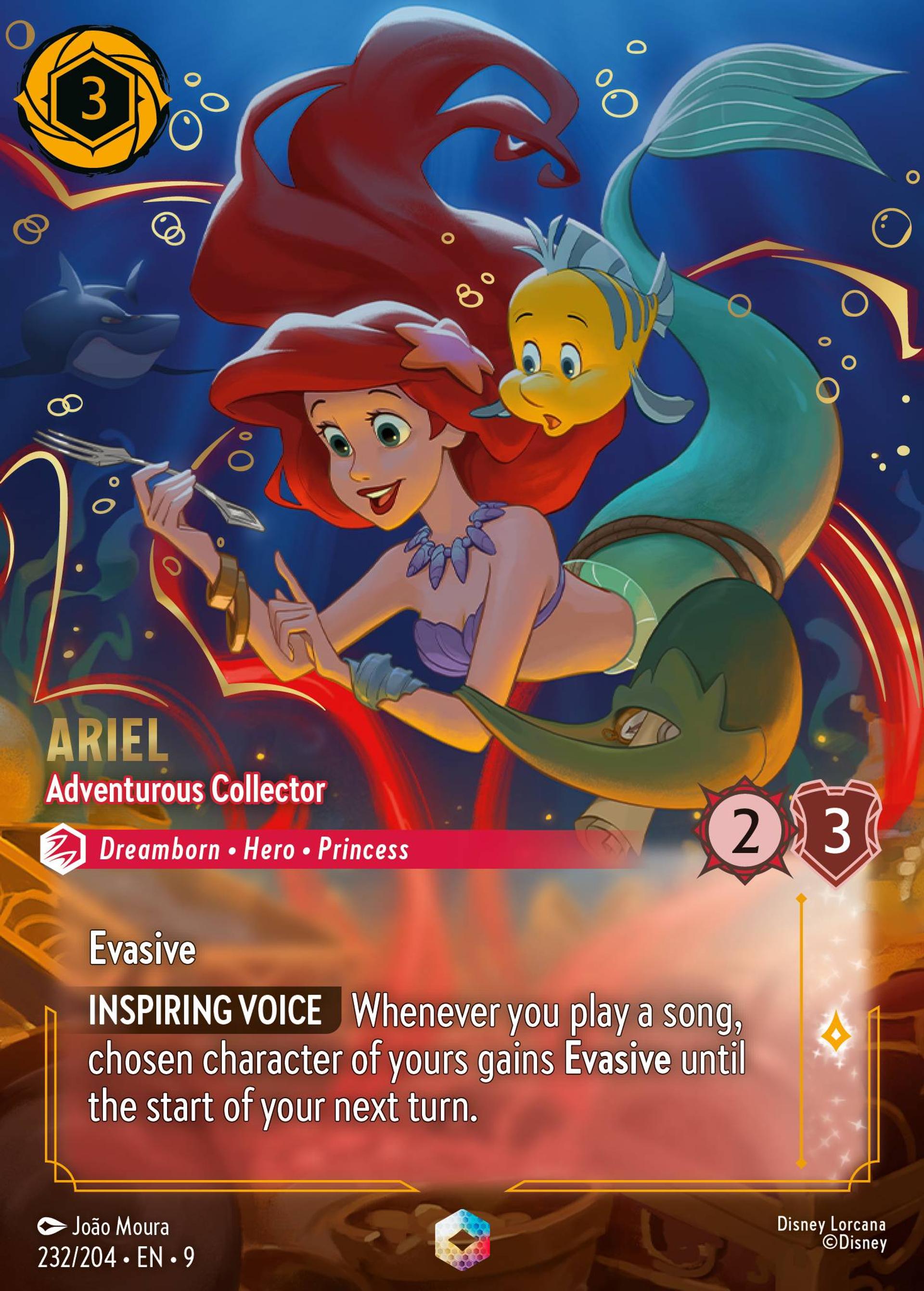Ariel - Adventurous Collector — Fabled — Lorcana