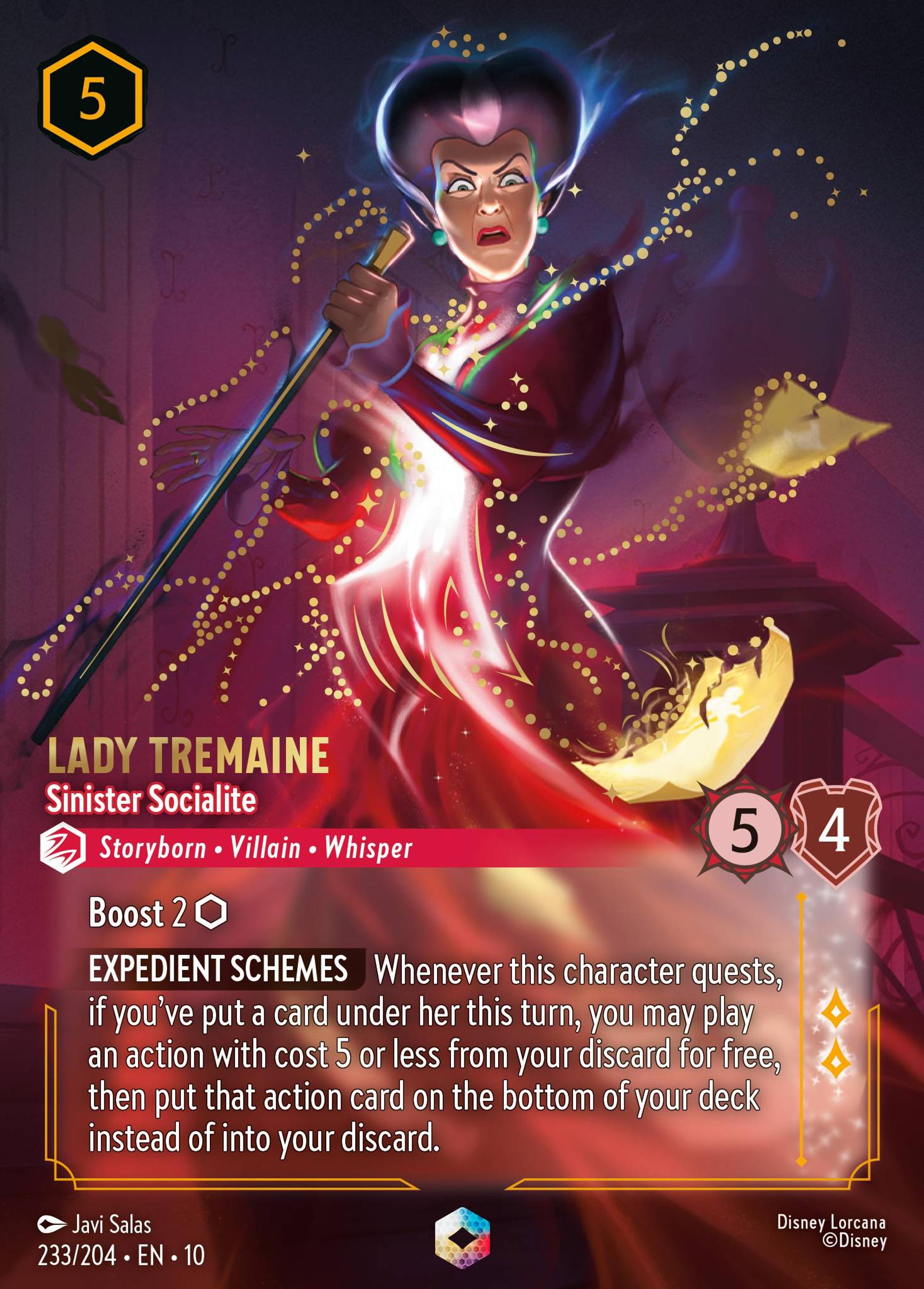 Madame de Trémaine - Mondaine sinistre — Whispers in the Well — Lorcana