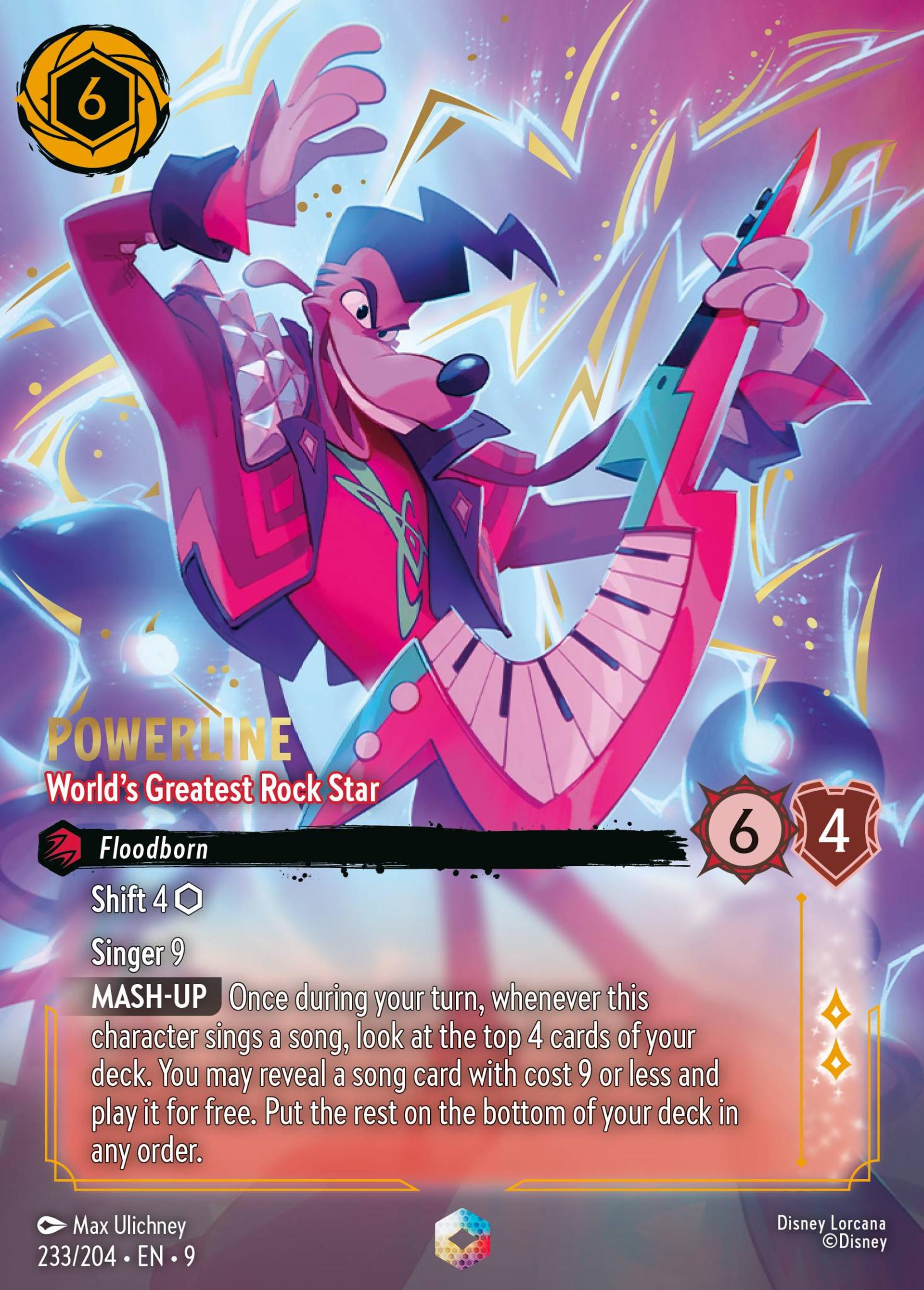 Powerline - World's Greatest Rock Star — Fabled — Lorcana