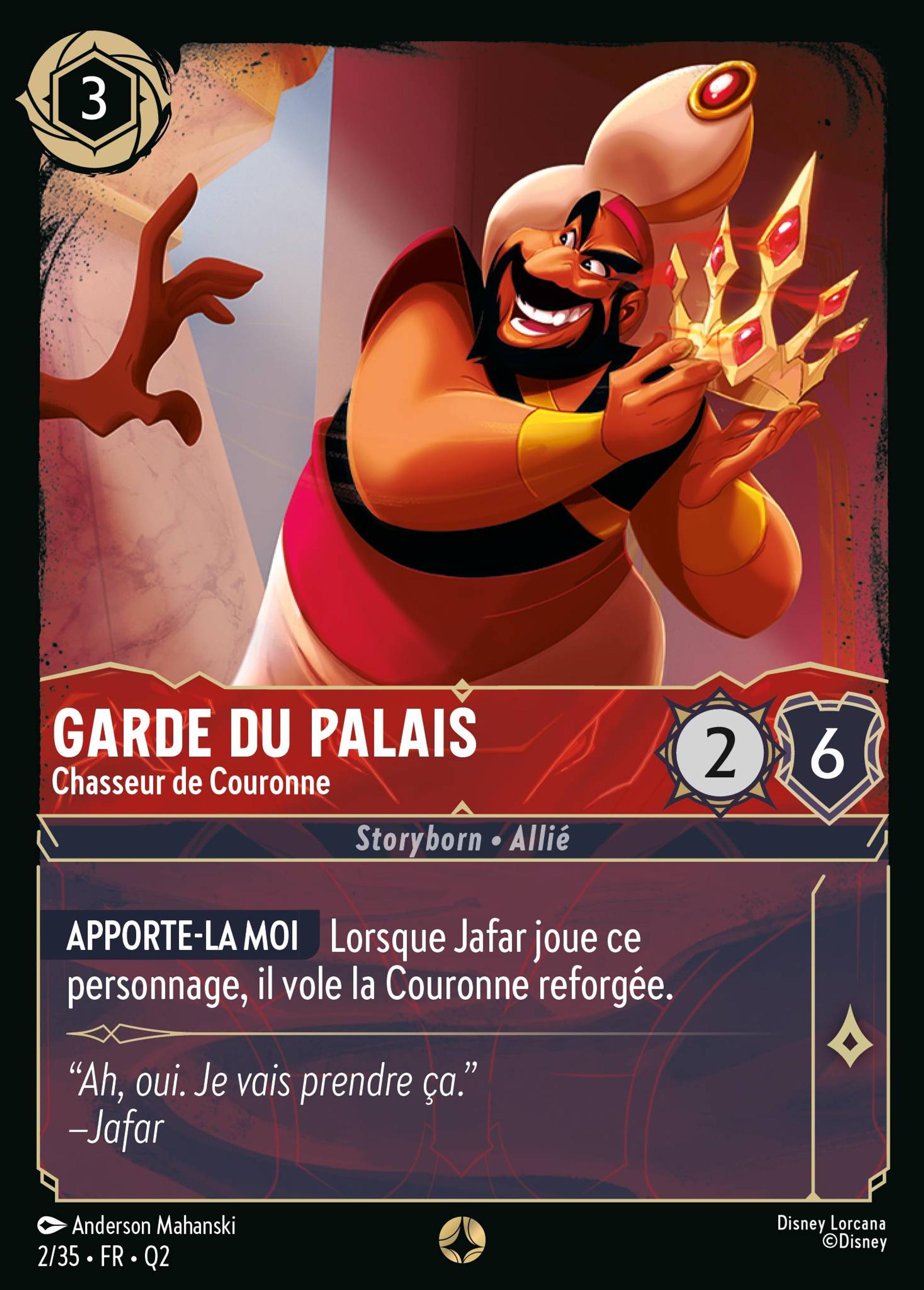 Garde du palais - Chasseur de Couronne — Illumineer's Quest: Palace Heist — Lorcana