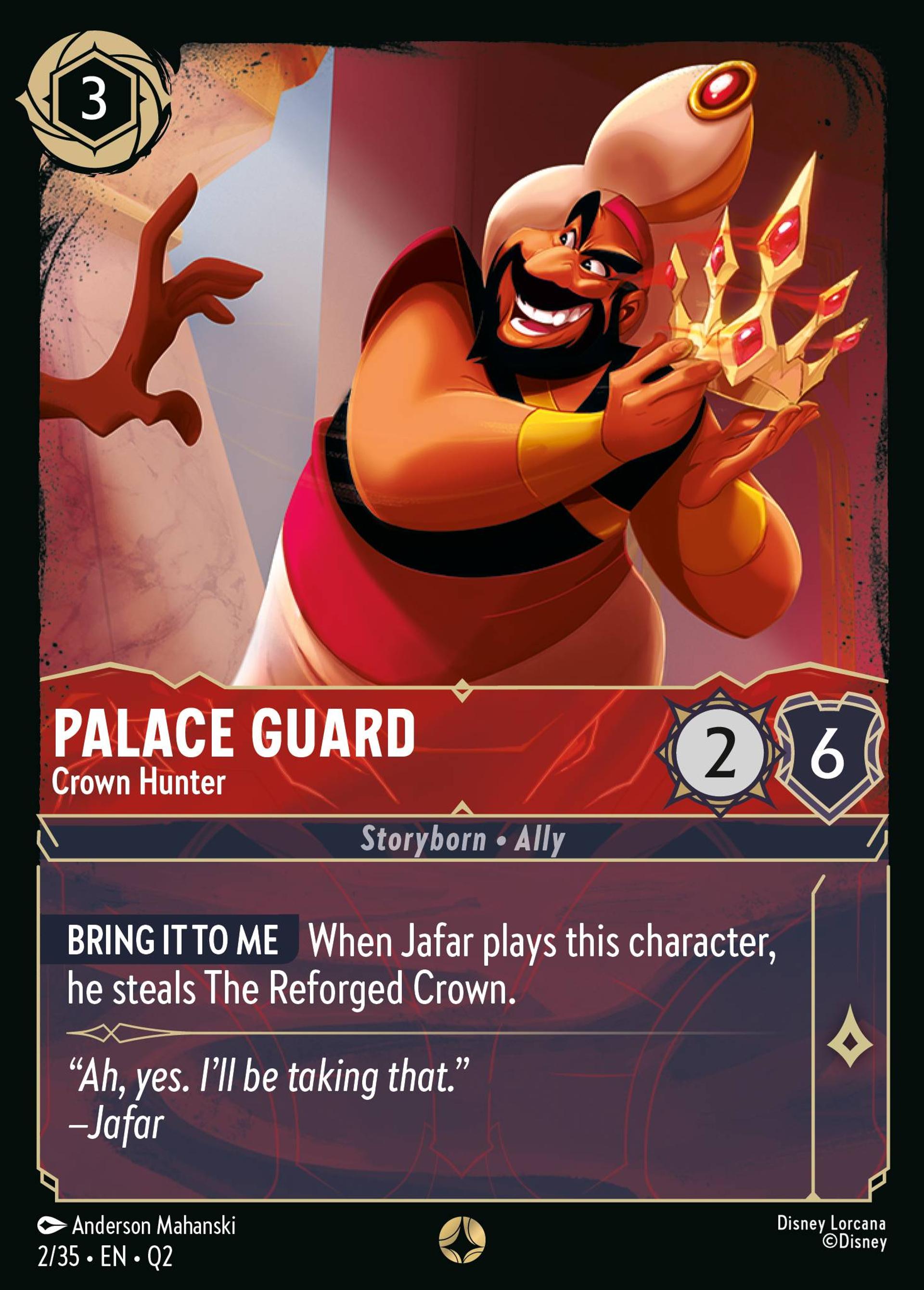 Palace Guard - Crown Hunter — Illumineer's Quest: Palace Heist — Lorcana