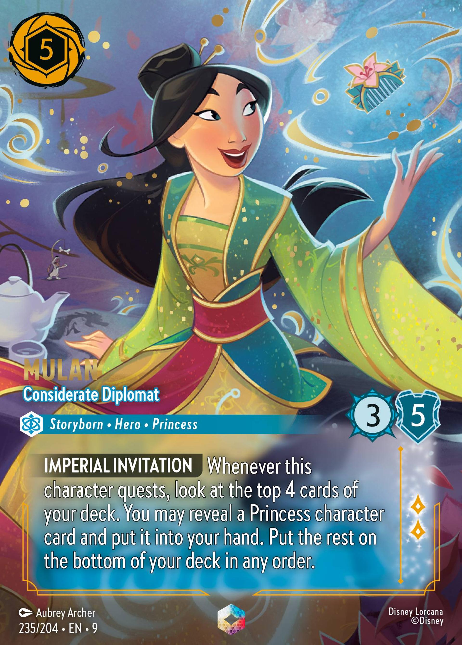 Mulan - Considerate Diplomat — Fabled — Lorcana