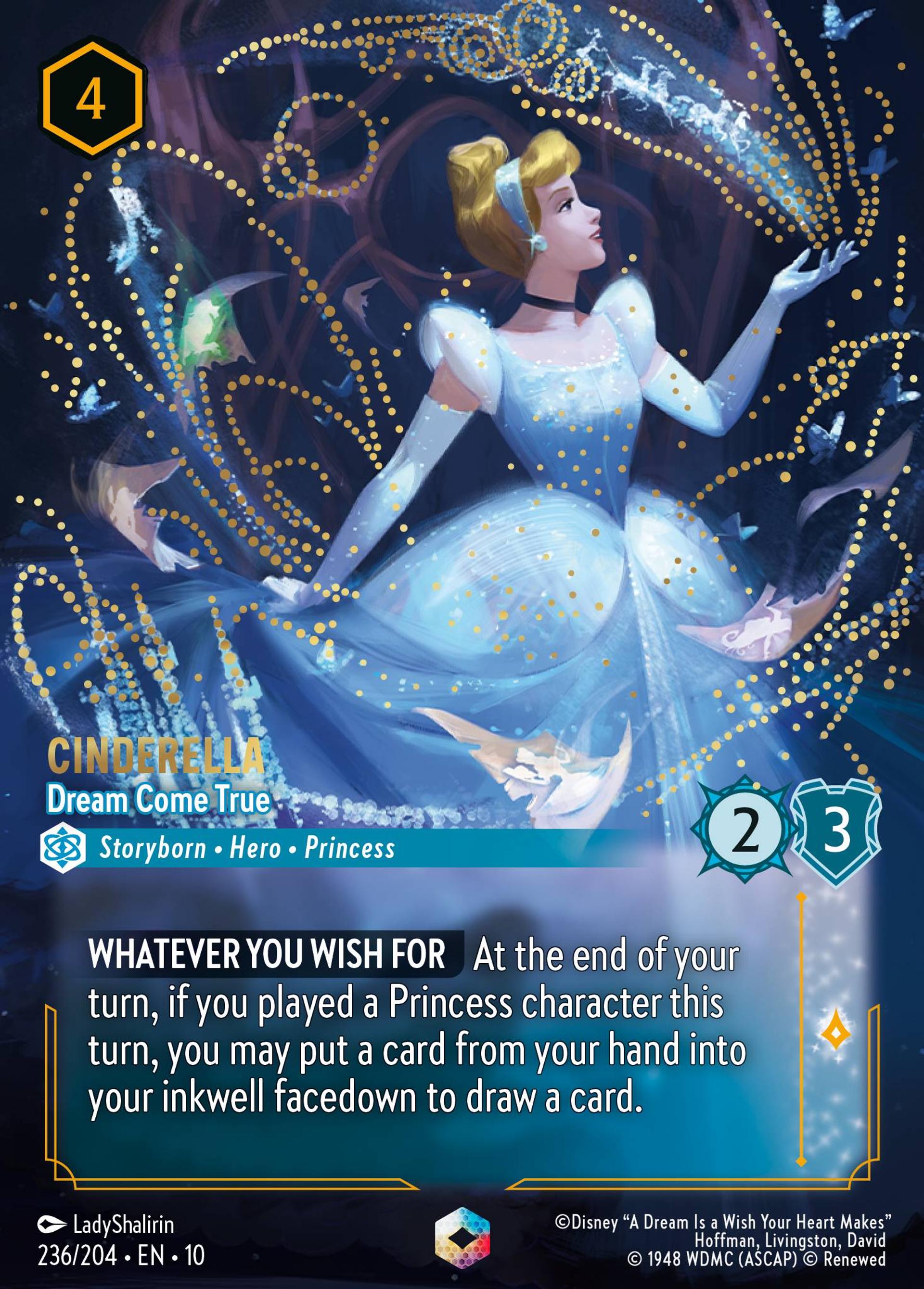 Cinderella - Dream Come True — Whispers in the Well — Lorcana