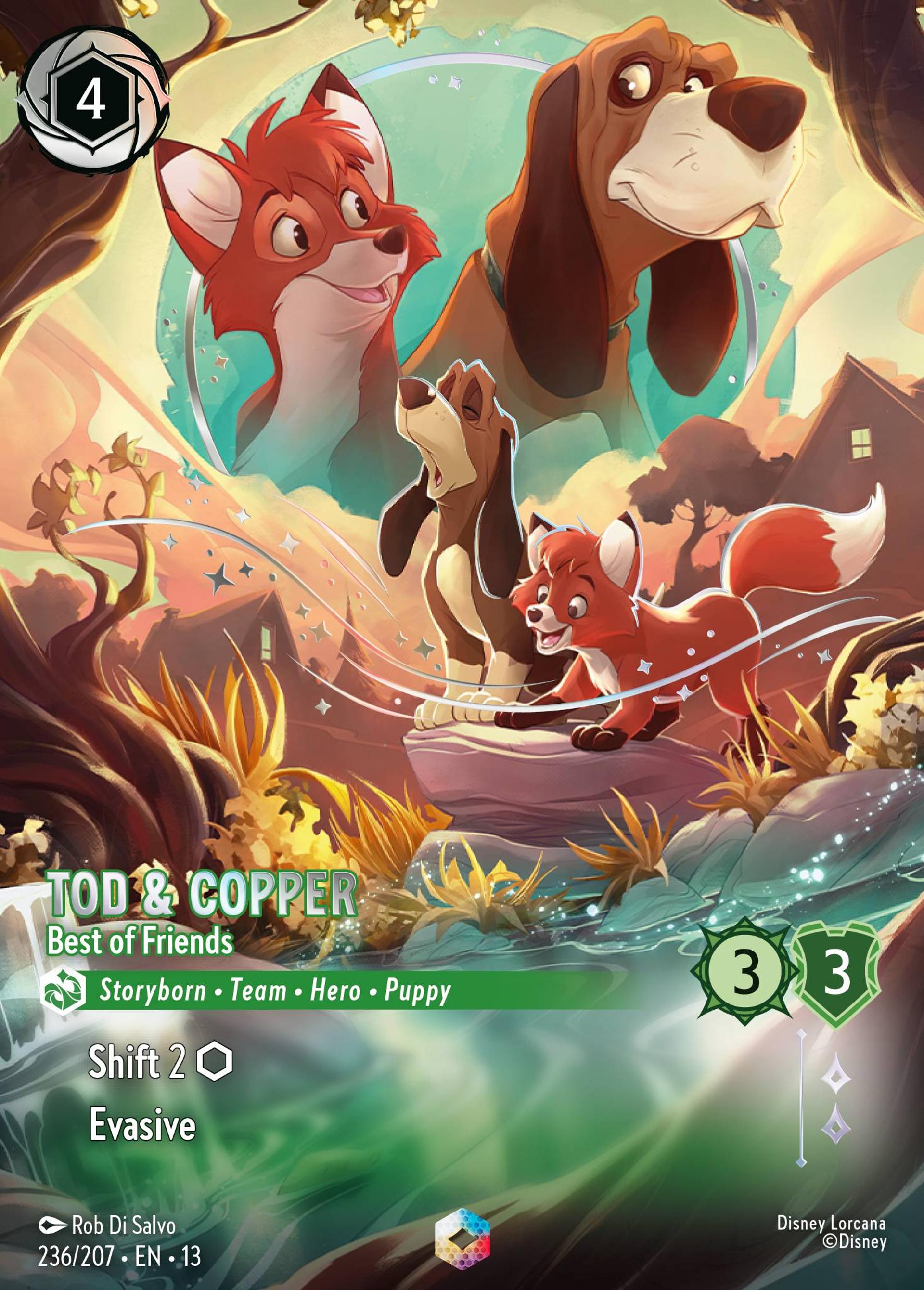 Tod & Copper - Best of Friends — Attack of the Vine! — Lorcana