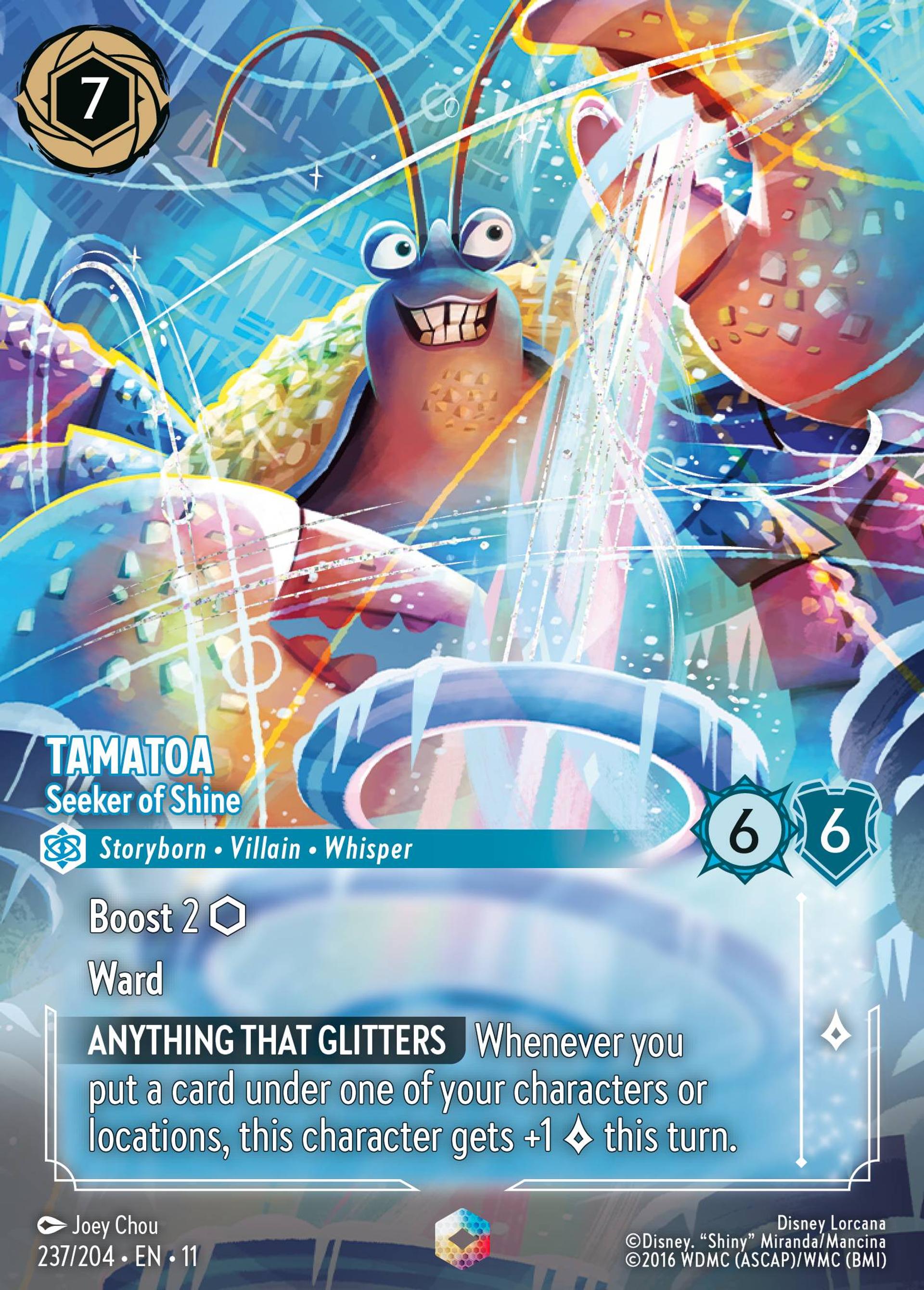 Tamatoa - Seeker of Shine — Winterspell — Lorcana
