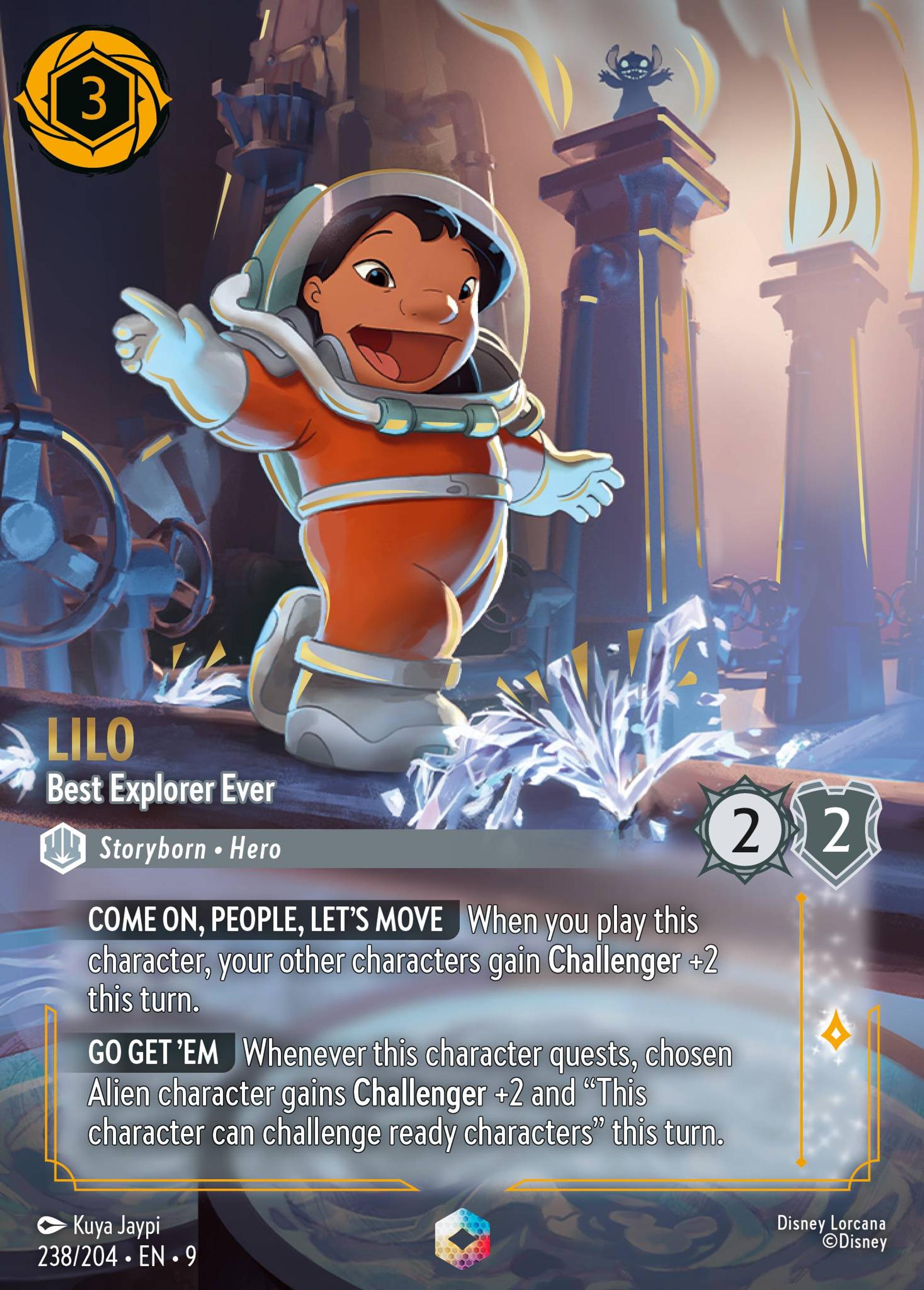 Lilo - Best Explorer Ever — Fabled — Lorcana