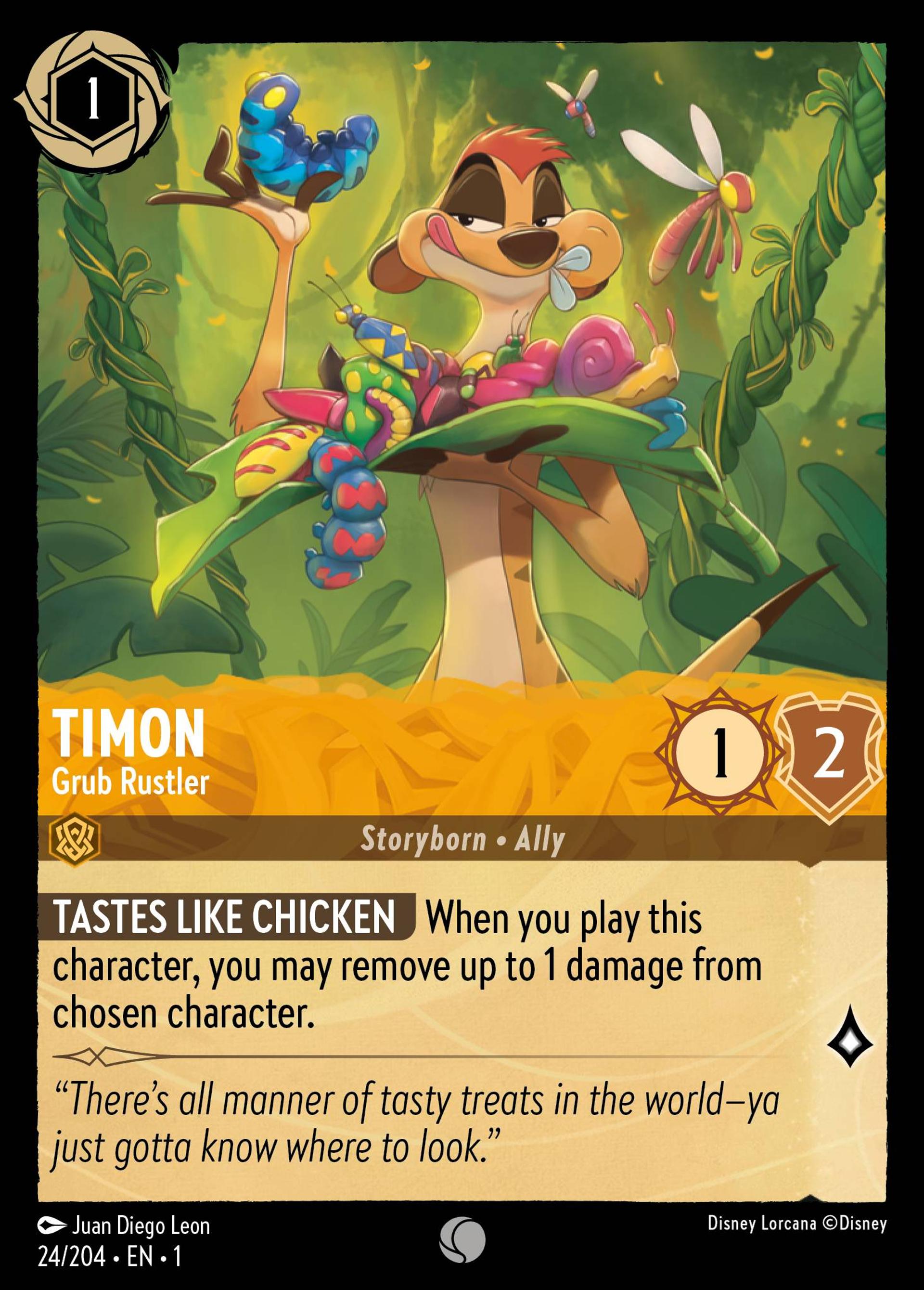 Timon - Grub Rustler — The First Chapter — Lorcana