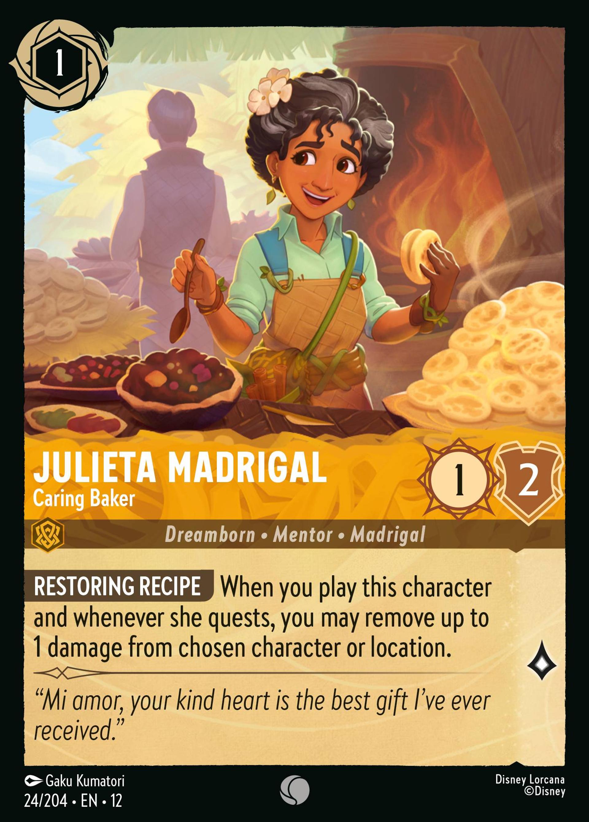 Julieta Madrigal - Caring Baker — Wilds Unknown — Lorcana