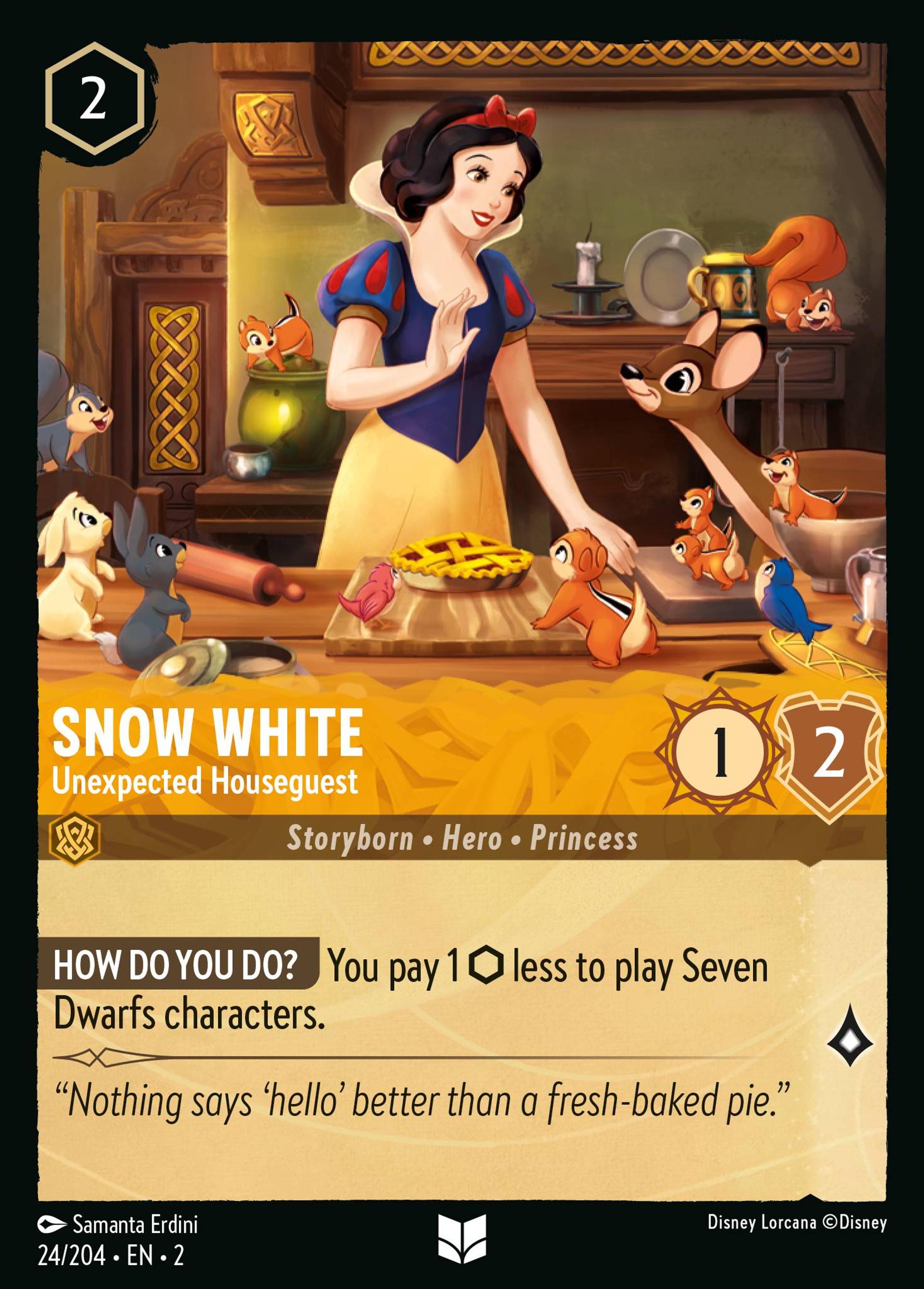 Snow White - Unexpected Houseguest — Rise of the Floodborn — Lorcana