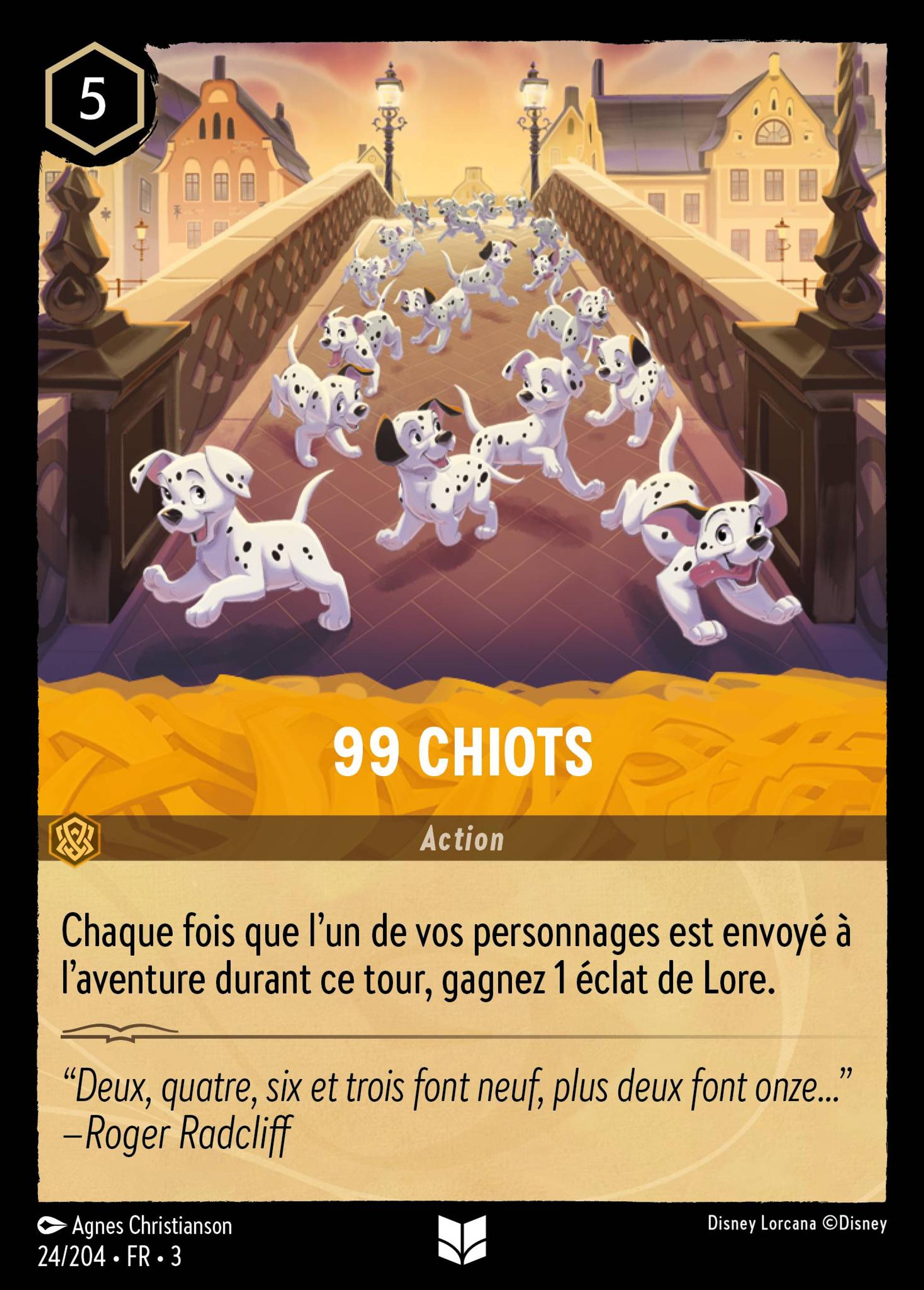 99 chiots — Into the Inklands — Lorcana