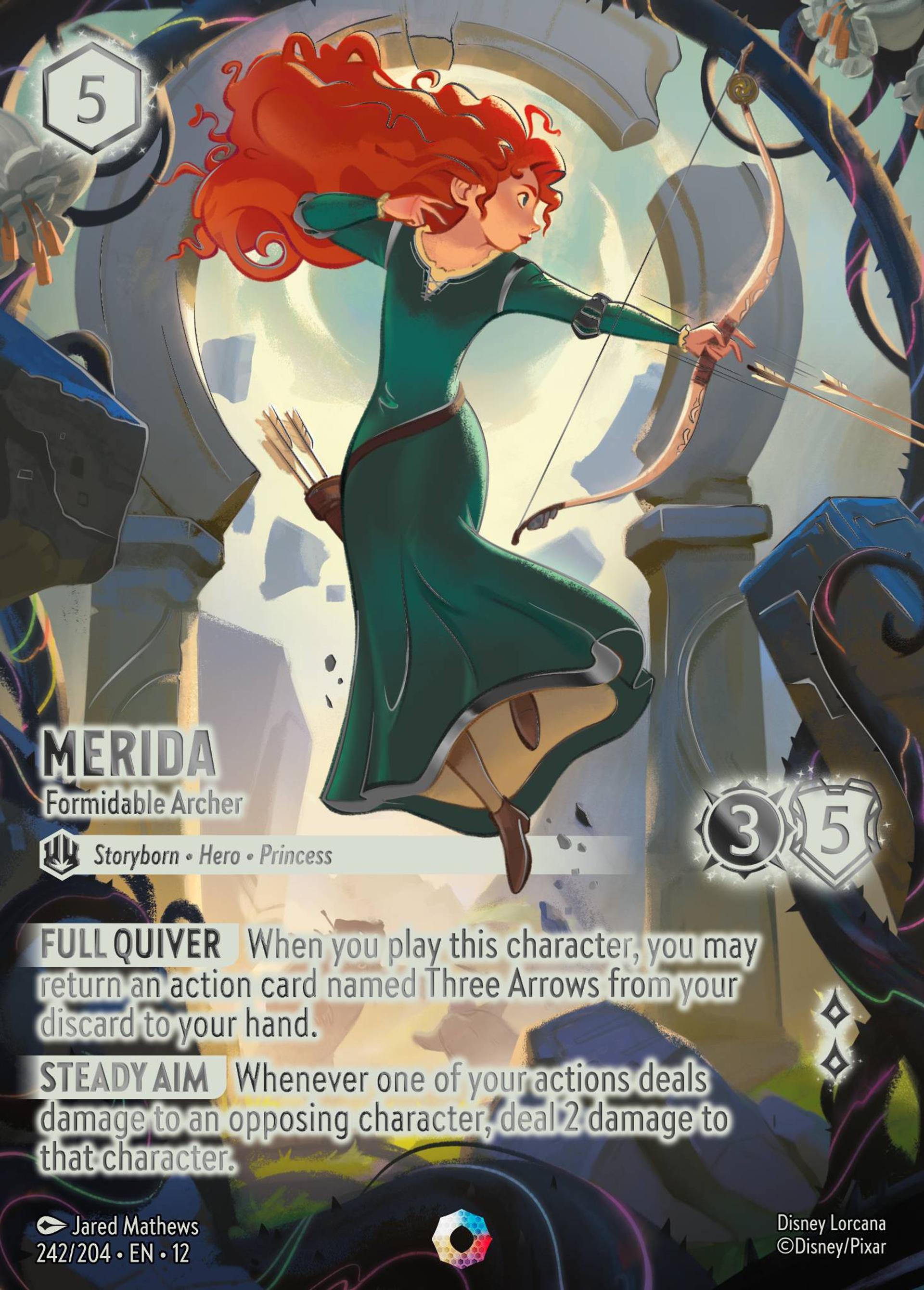 Merida - Formidable Archer — Wilds Unknown — Lorcana