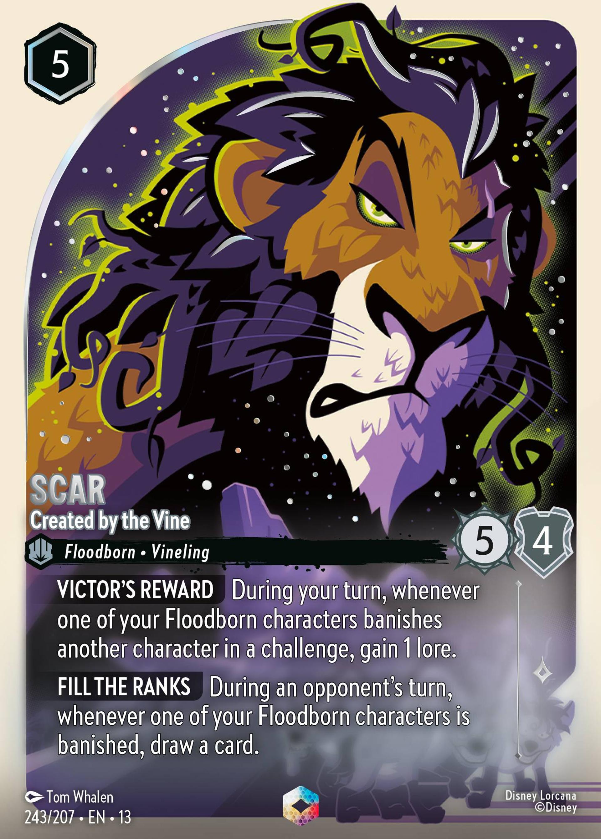 Scar - Created by the Vine — Attack of the Vine! — Lorcana