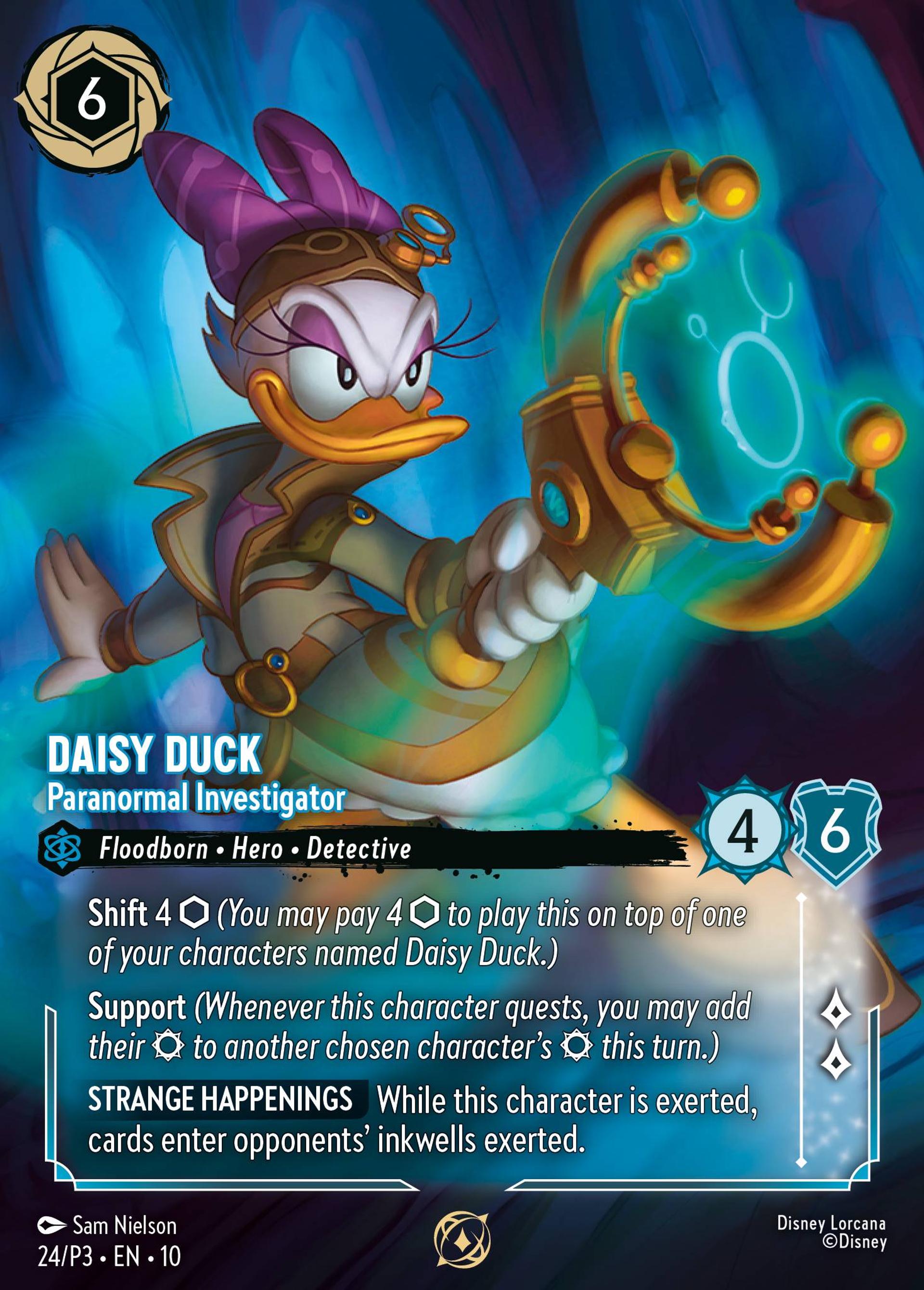 Daisy Duck - Paranormal Investigator — Promos - Year 3 — Lorcana