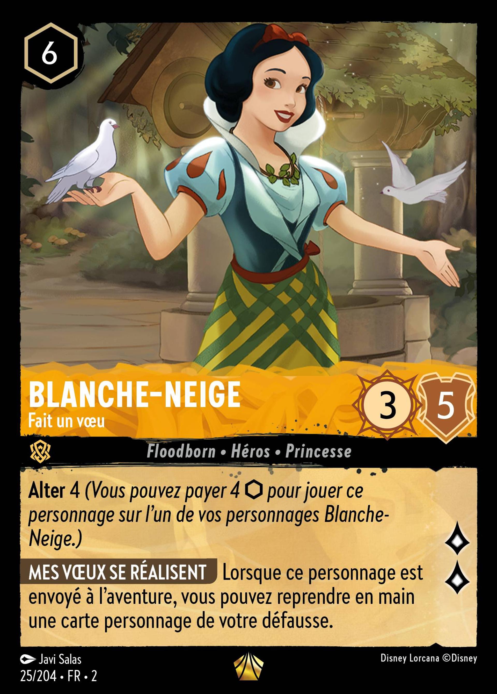 Blanche-Neige - Fait un vœu — Rise of the Floodborn — Lorcana