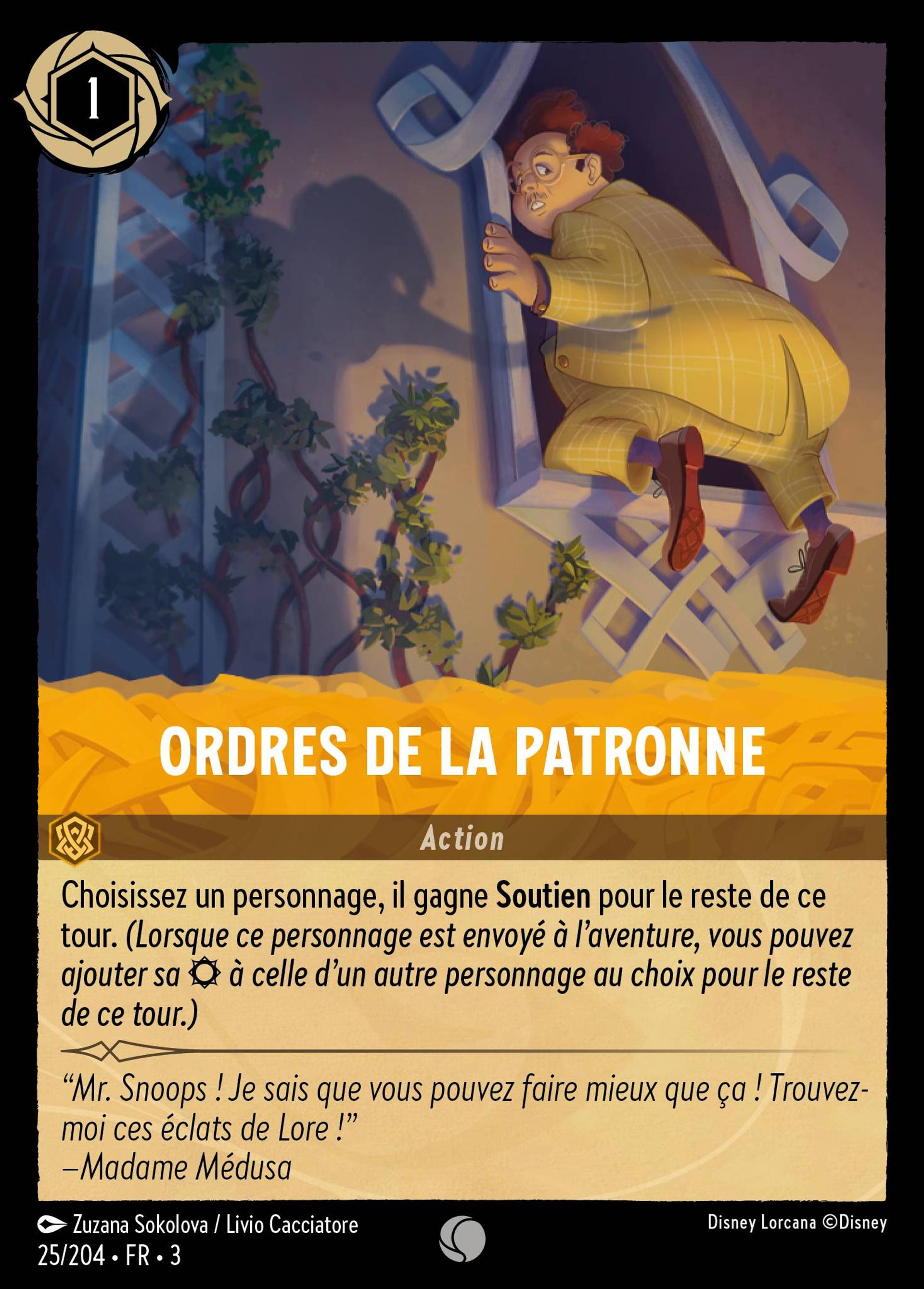 Ordres de la patronne — Into the Inklands — Lorcana
