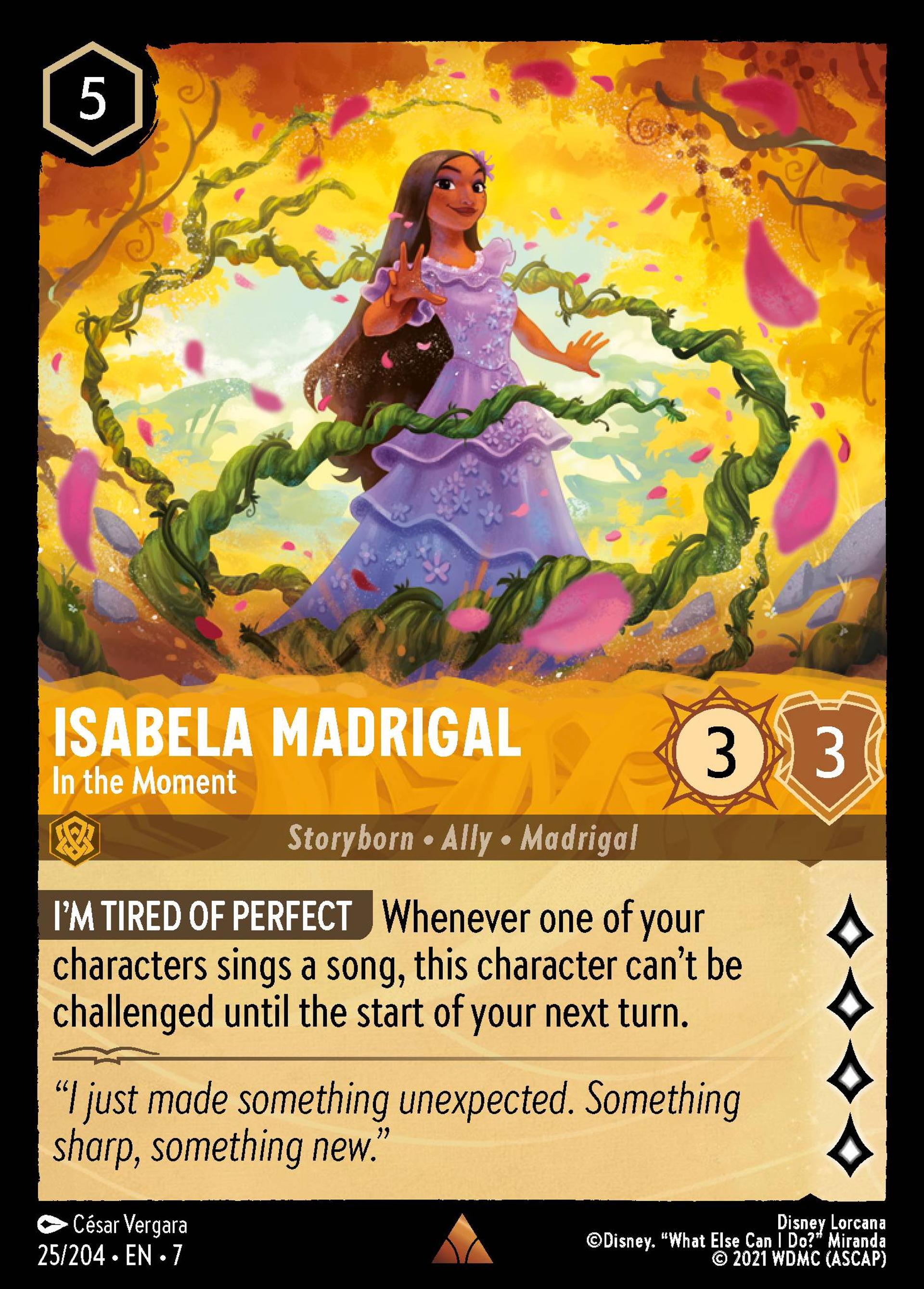 Isabela Madrigal - Vit le moment présent — Archazia's Island — Lorcana