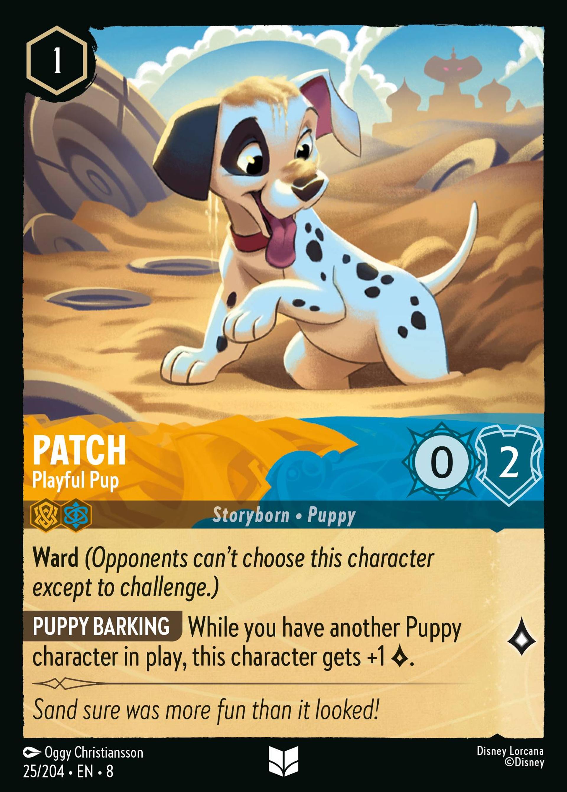 Patch - Chiot joueur — The Reign of Jafar — Lorcana