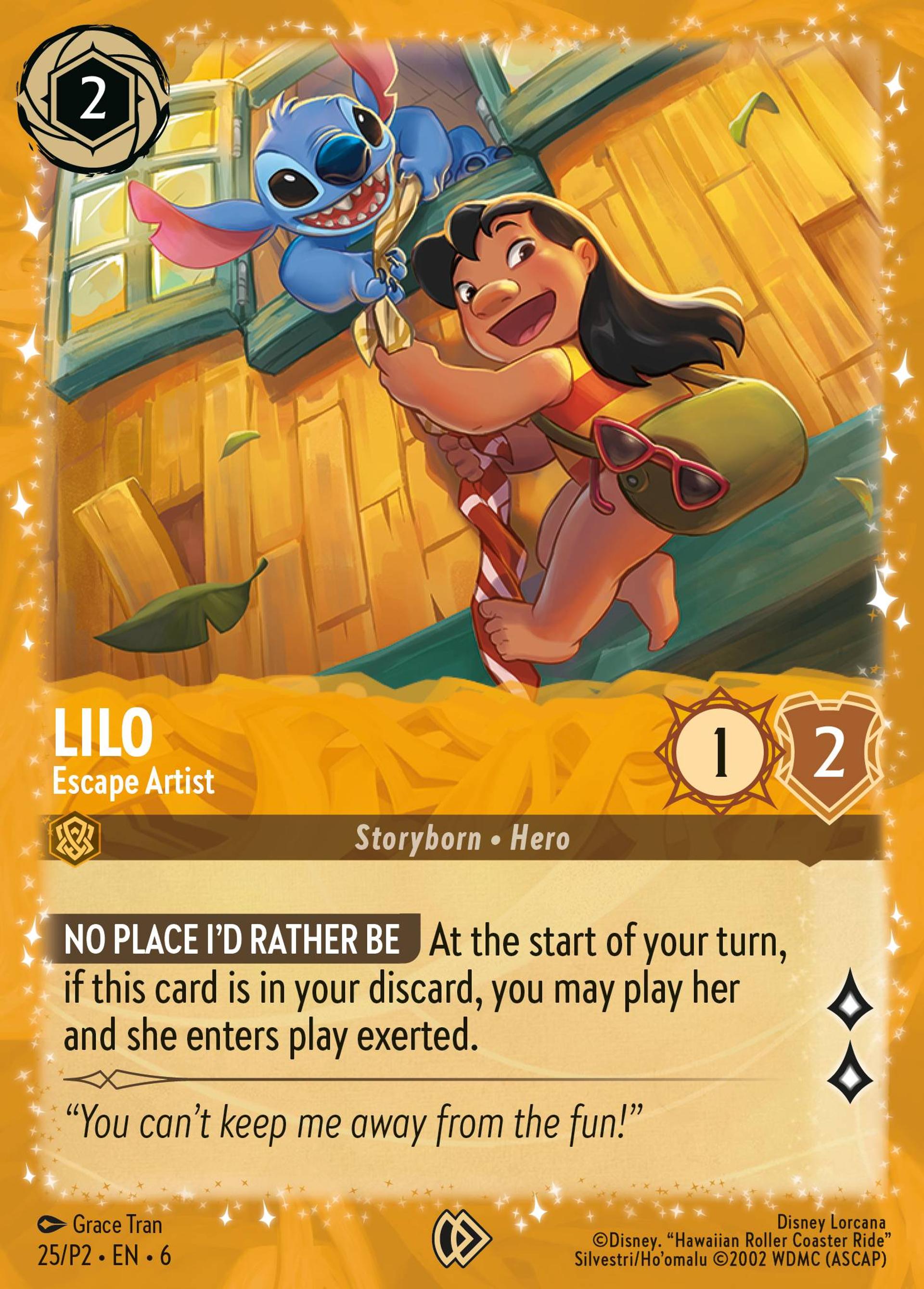 Lilo - Reine de l'évasion — Promos - Year 2 — Lorcana