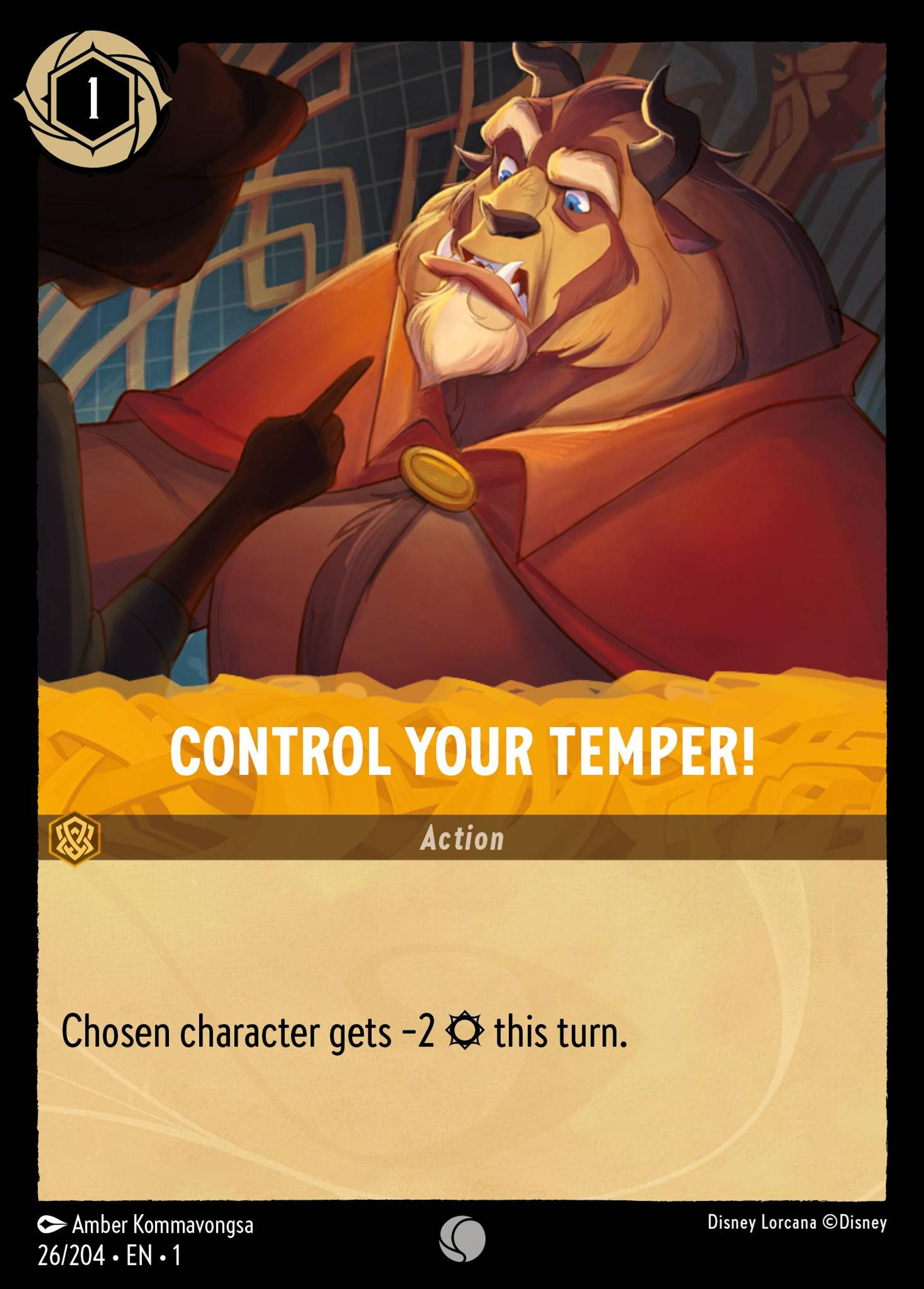 Control Your Temper! — The First Chapter — Lorcana