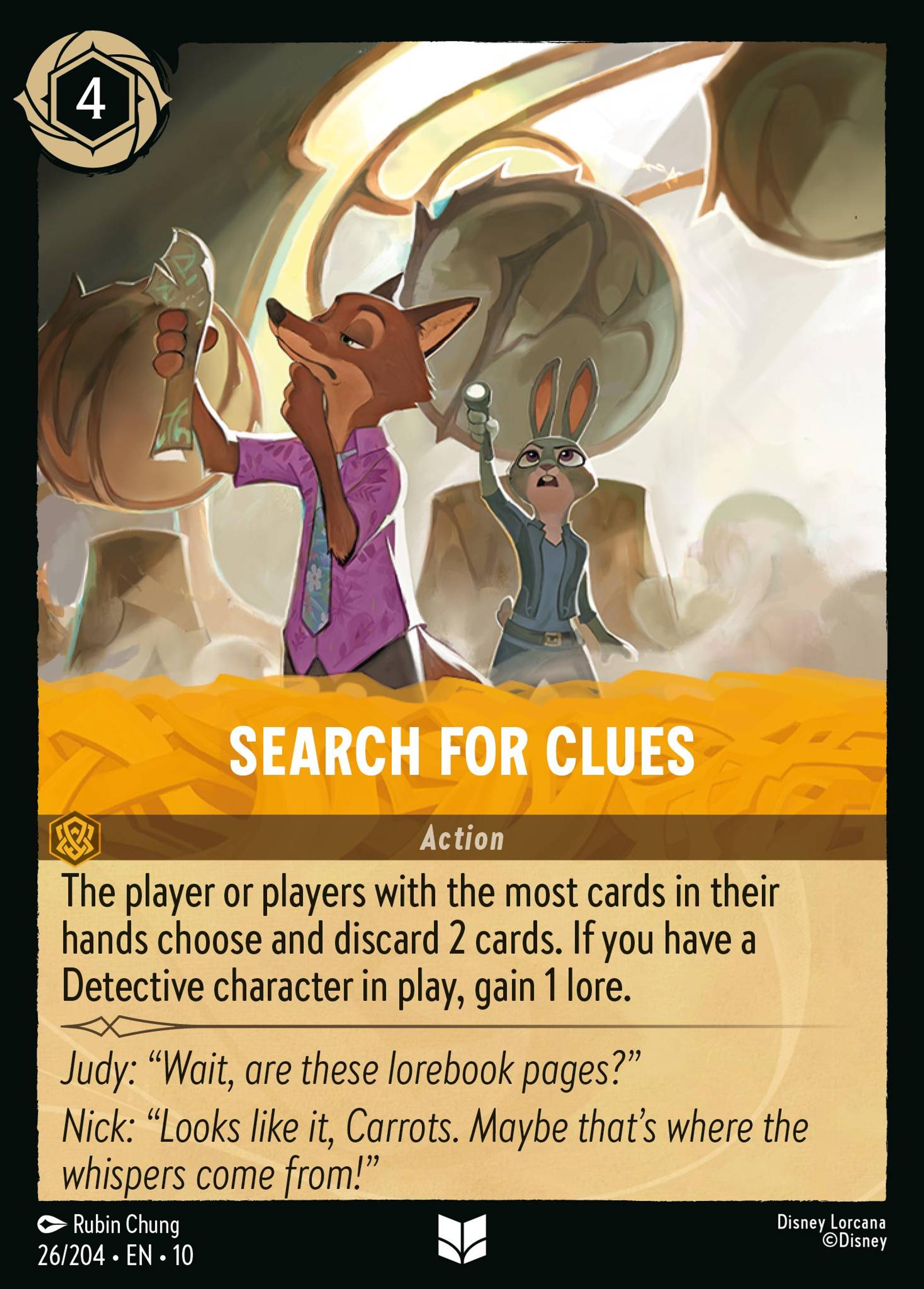 Search for Clues — Whispers in the Well — Lorcana
