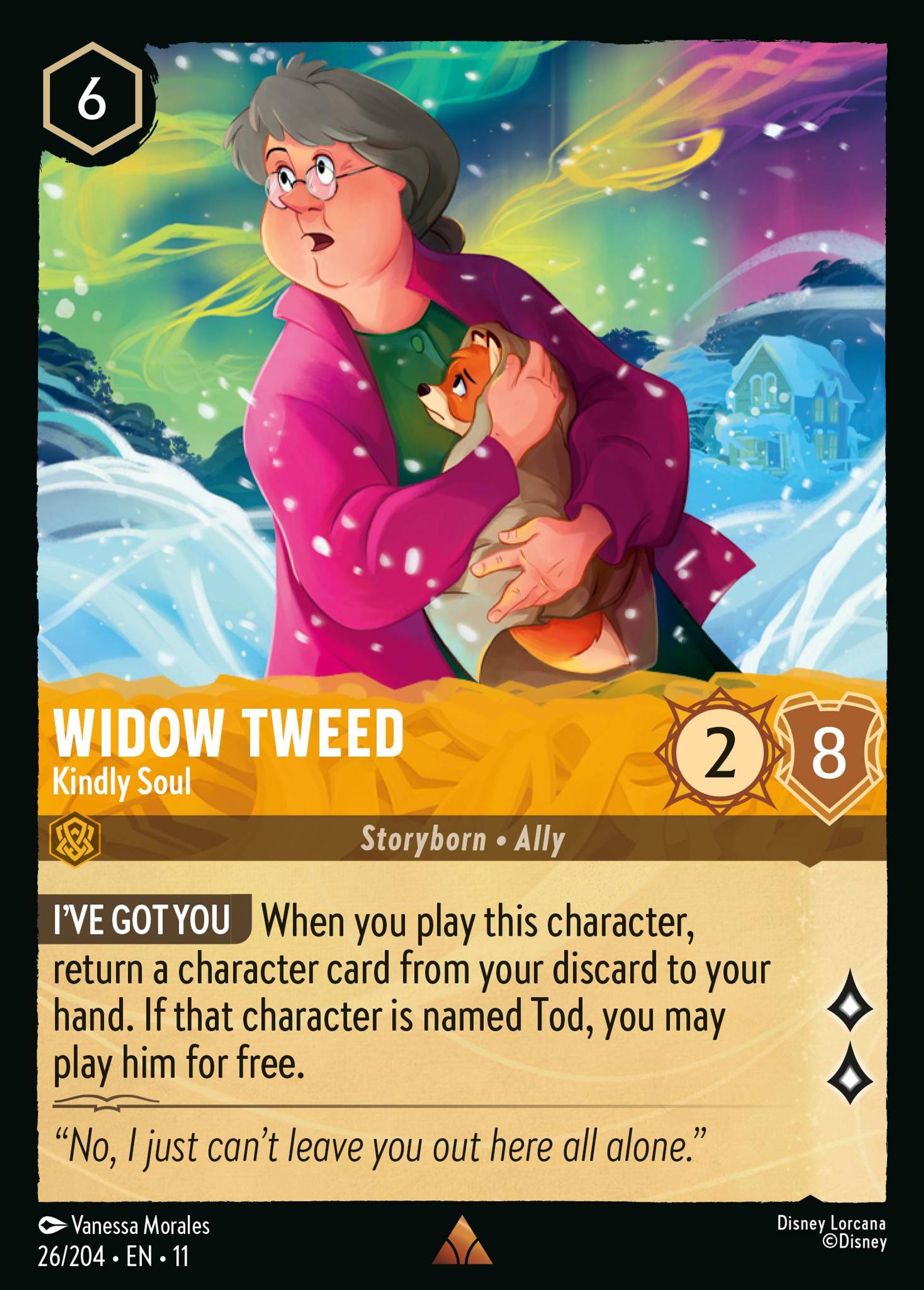 Widow Tweed - Kindly Soul — Winterspell — Lorcana
